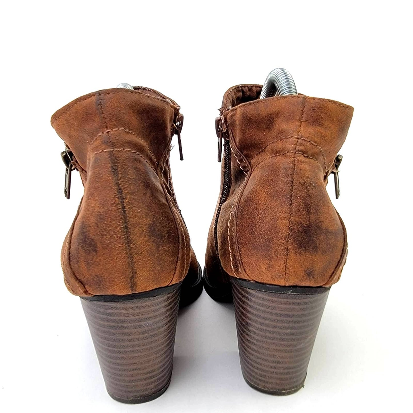 Rampage Edyn Block Heel Chunky Ankle Bootie - 8