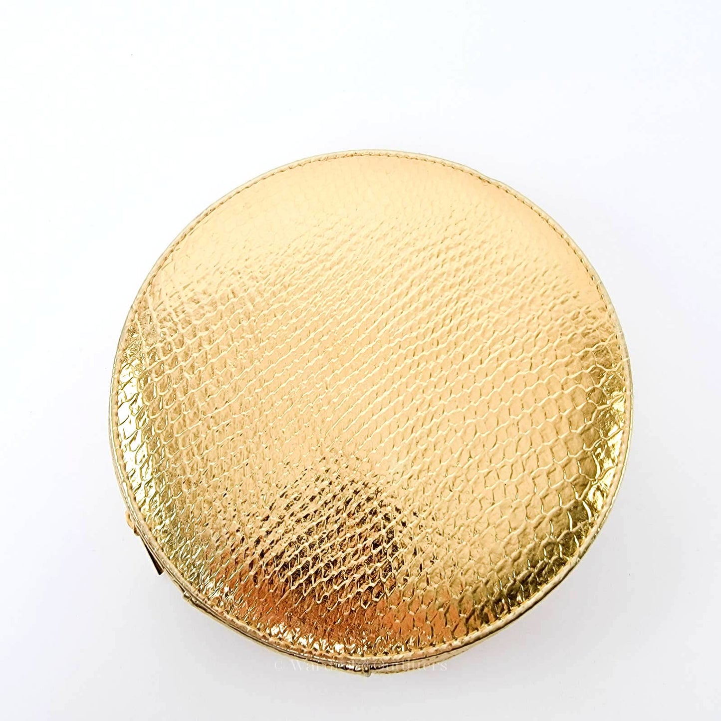 Sonia Kashuk Round Gold Makeup Bag