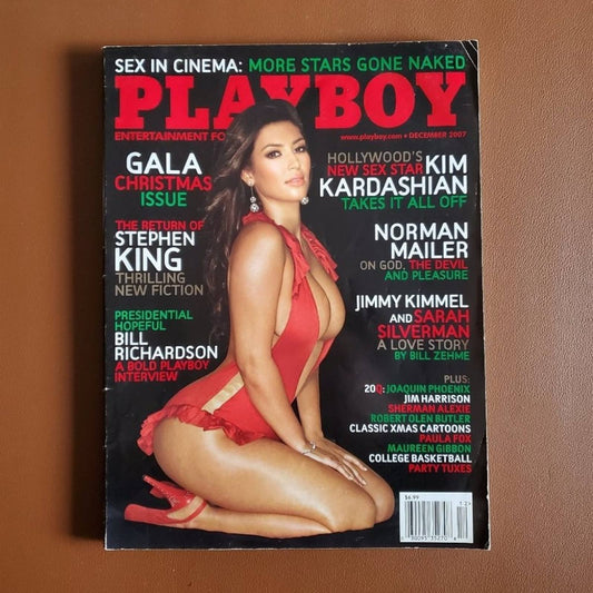 Rare Playboy Magazine December 2007