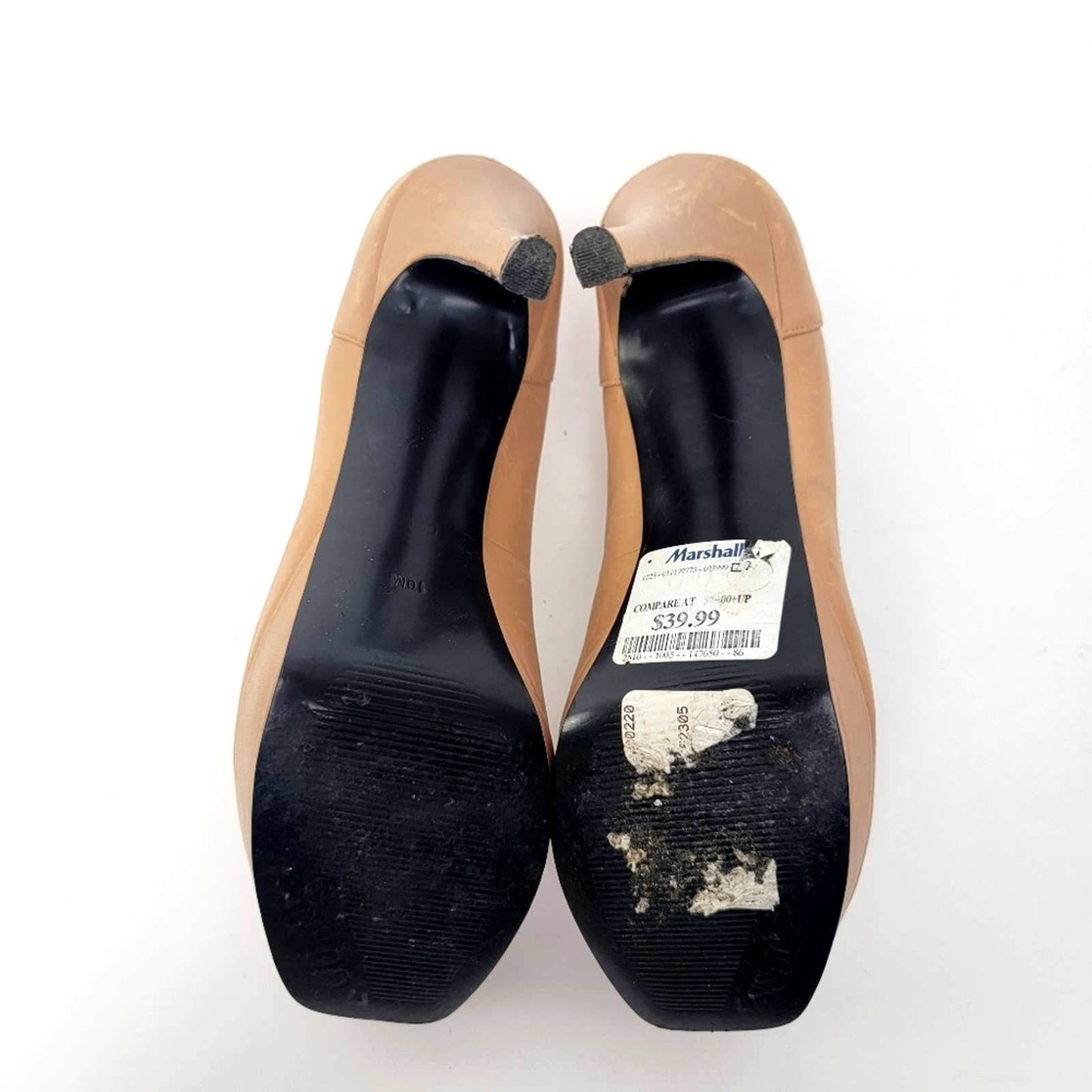 Guess Nude Platform Stiletto Pumps - 10