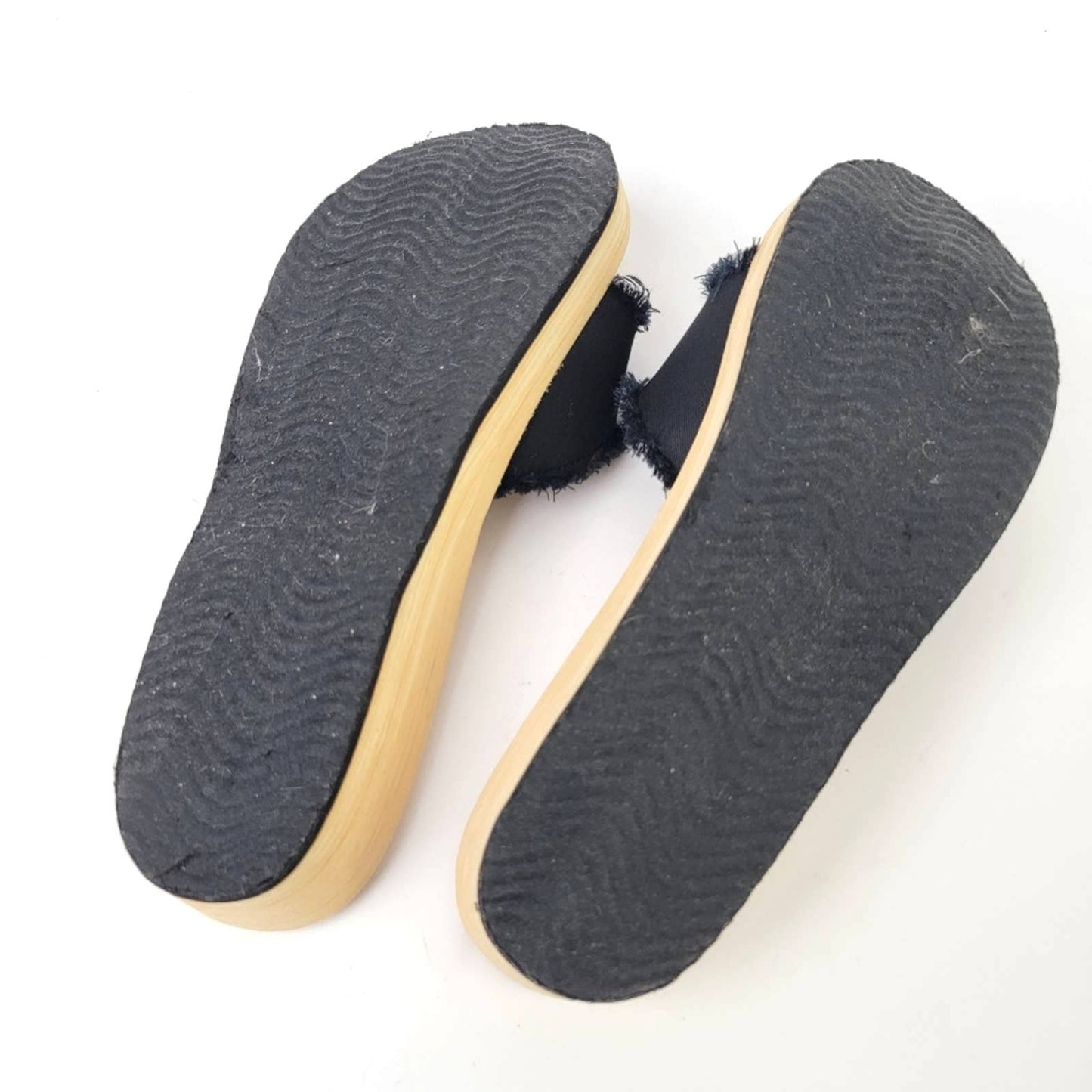 Sand N Sun Chunky Wedge Sandals - 9/10