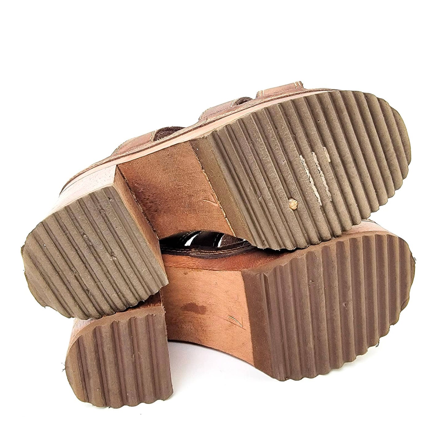 Vintage 90s CANDIES Chunky Platform 90s Block Heel Sandals - 7