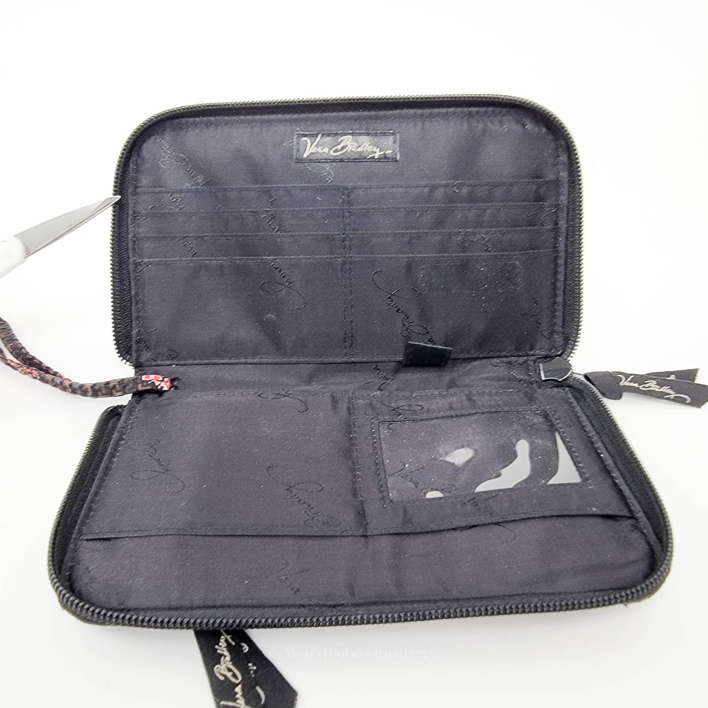 Vera Bradley Houndstooth Fabric Wallet Clutch