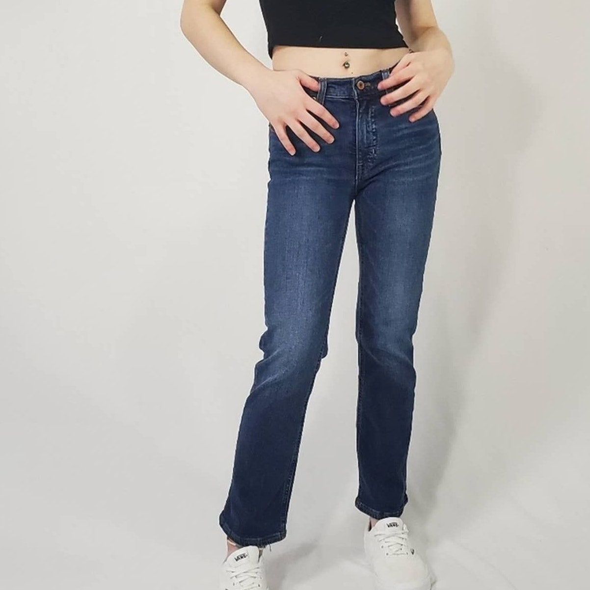 J. Crew High Rise Indigo Wash Skinny Jeans (24)
