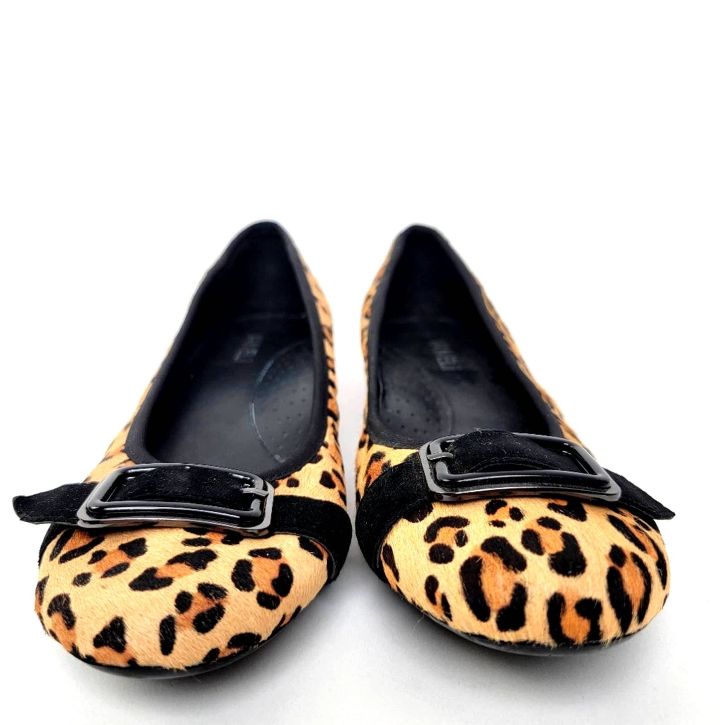 Van Eli Leopard - Cheetah Print Buckle Flats - 9.5N