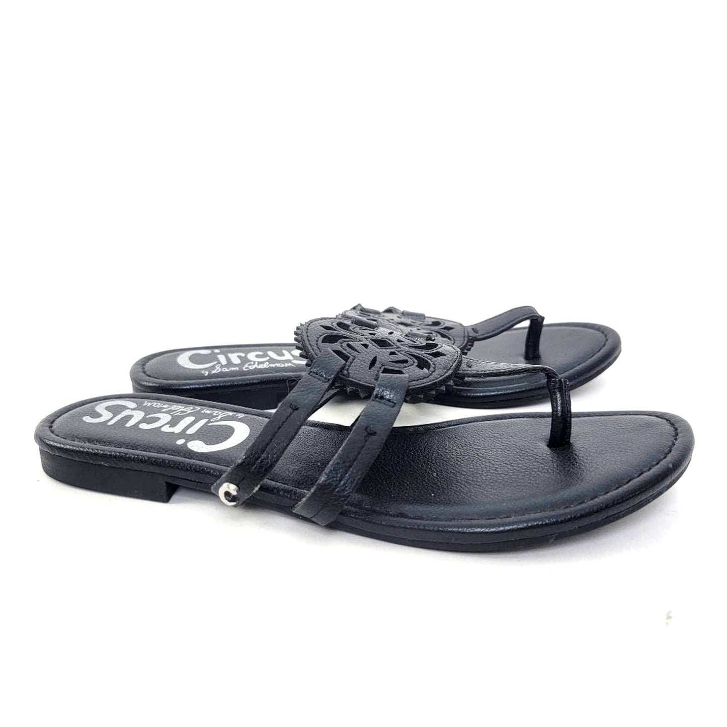 Circus by Sam Edelman Canyon Black Flip Flop Sandals - 7.5