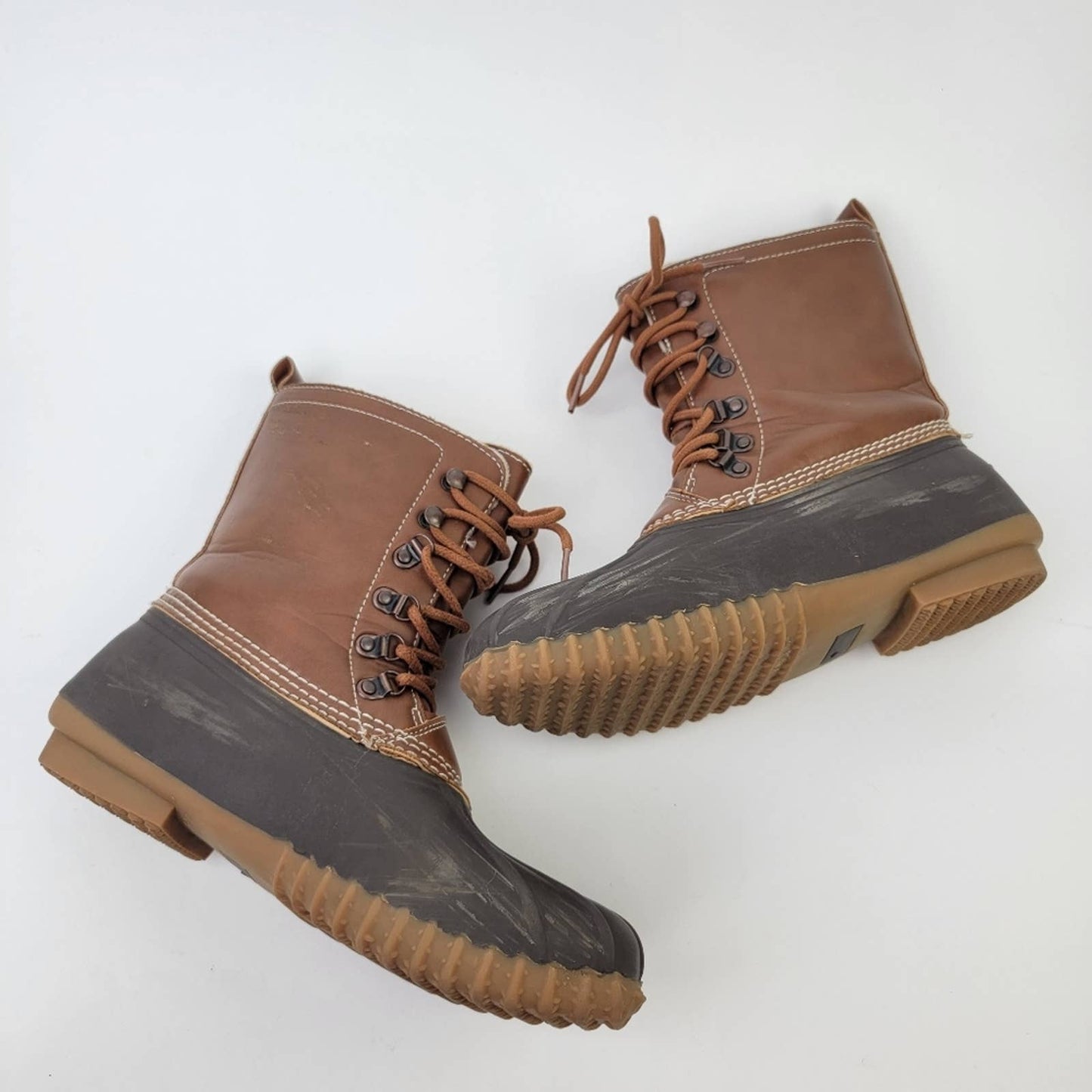 Esprit Marina Lace Up Duck Boots - 8.5