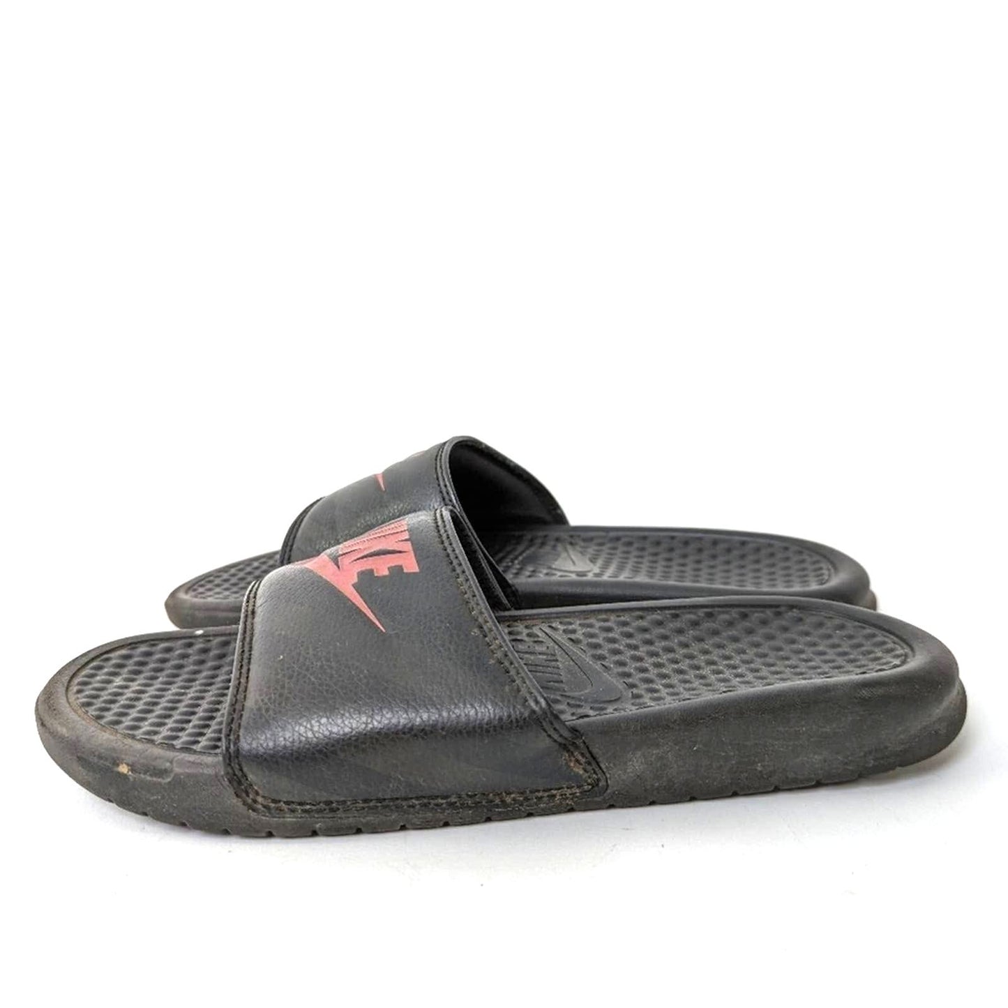 Nike Benassi JDI Rose Gold/Black Flip Flop Slide Sandals - 7