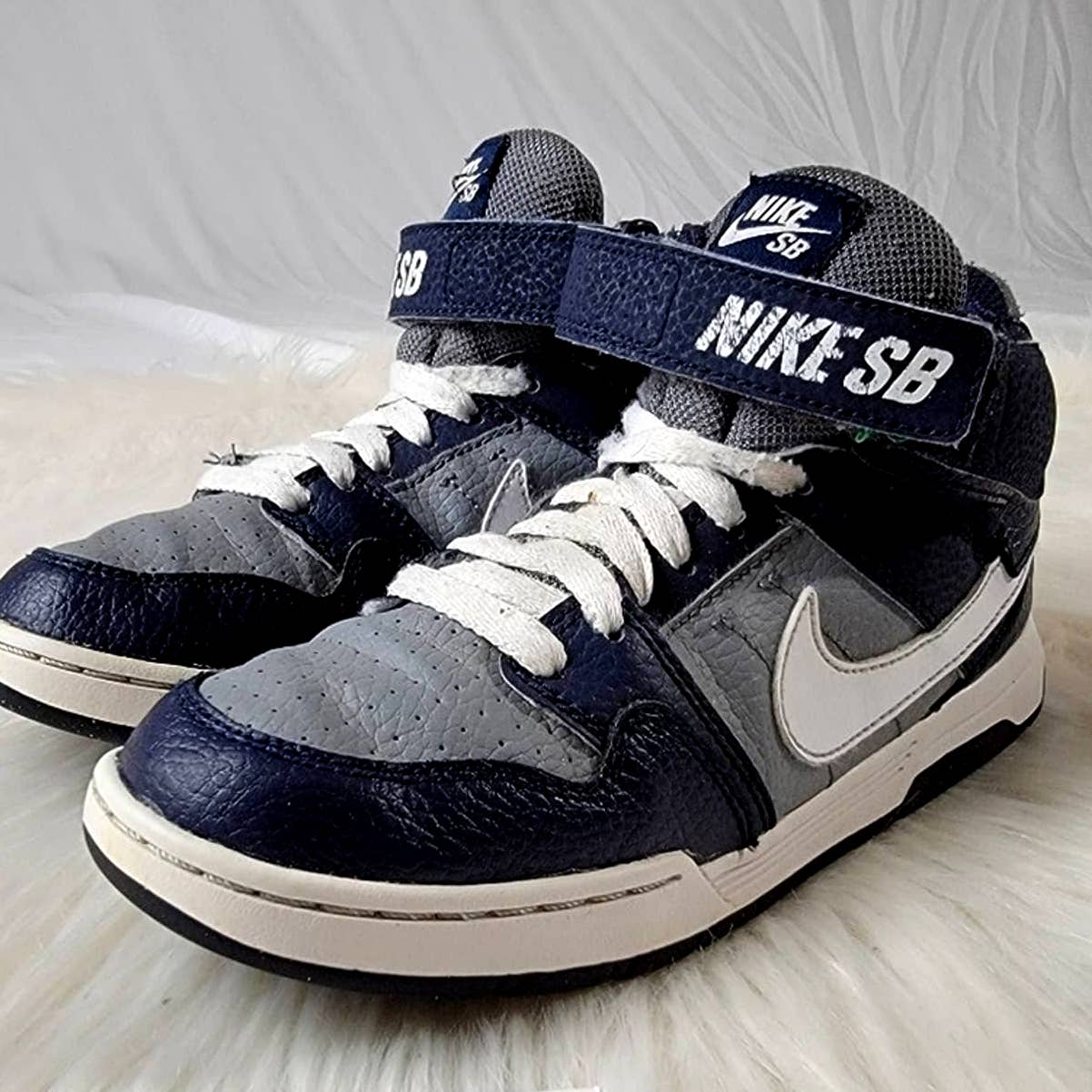 Nike Mogan Mid 2 SB (GS) Cool Grey Obsidian - 3Y