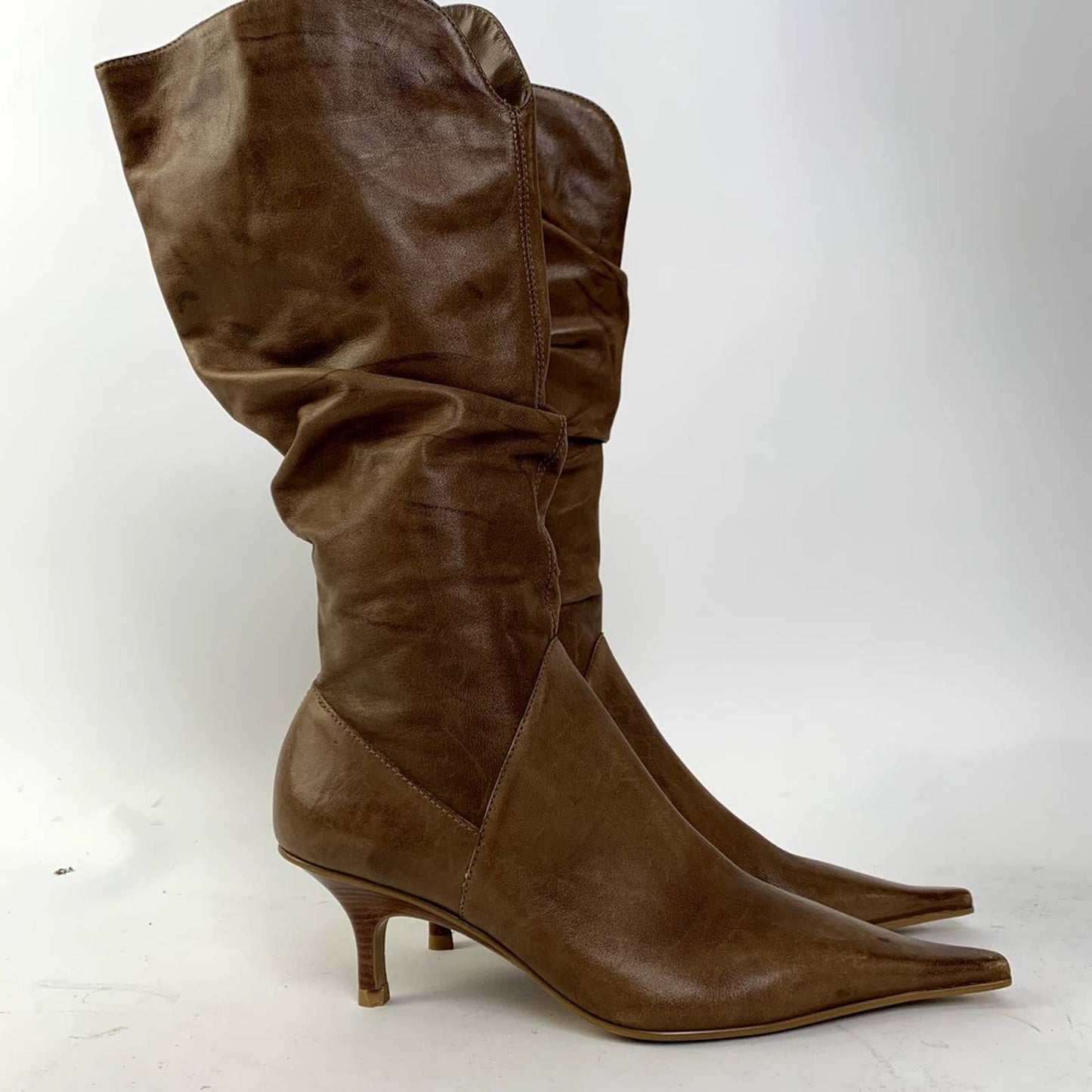 NWOT Diba Point Toe Mid Calf Heel Boots - 7