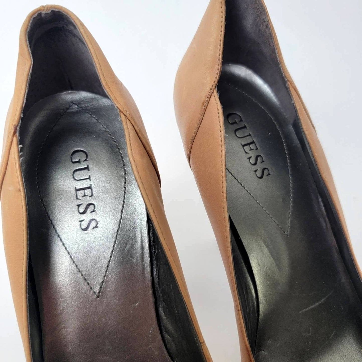Guess Nude Platform Stiletto Pumps - 10
