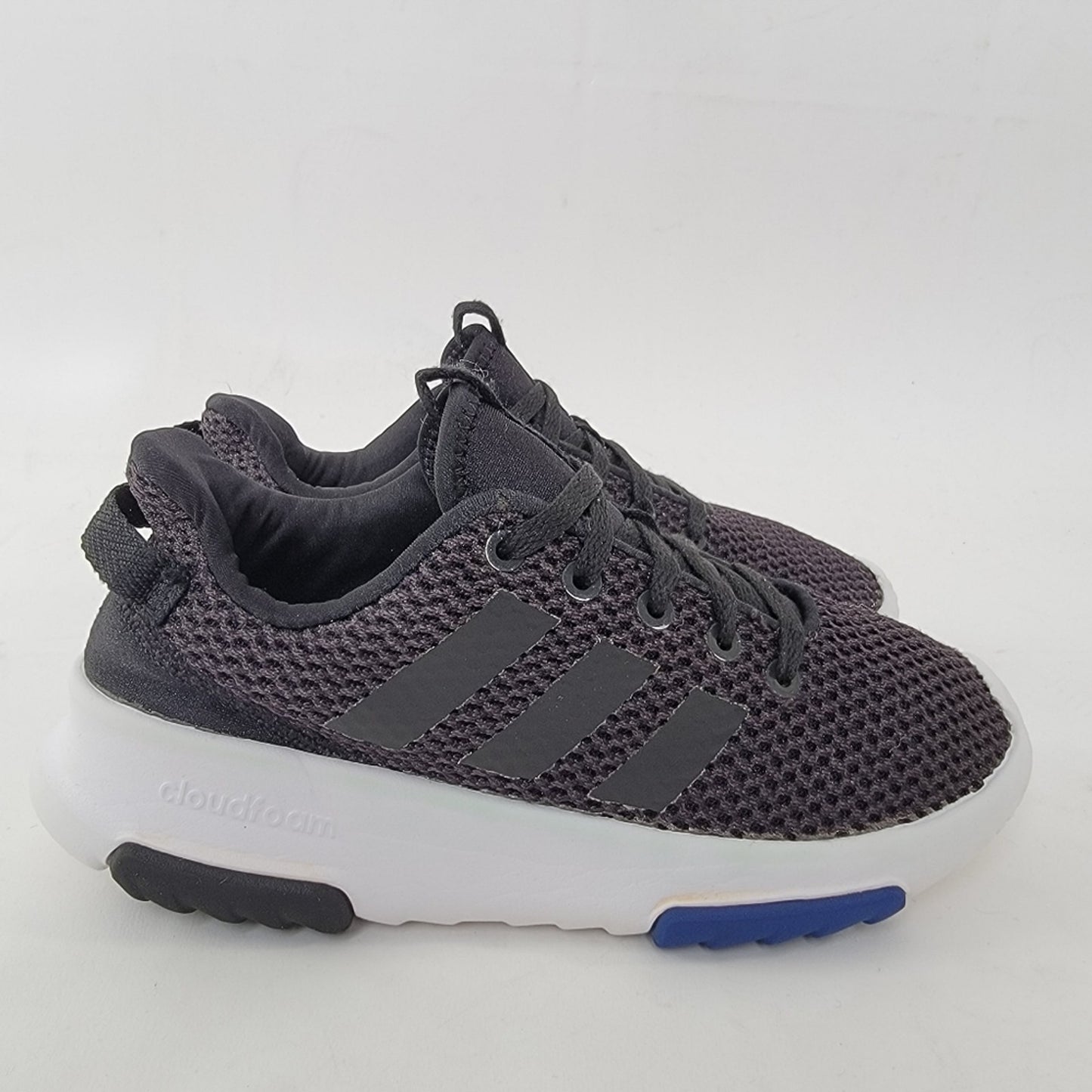 Adidas Kids CloudFoam CF Racer Running Sneakers - 2Y