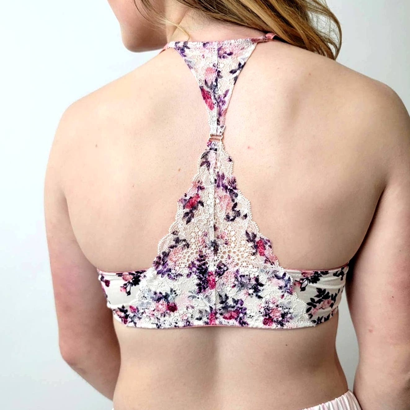 Victoria's Secret Lace Floral Push Up Bra - 34C