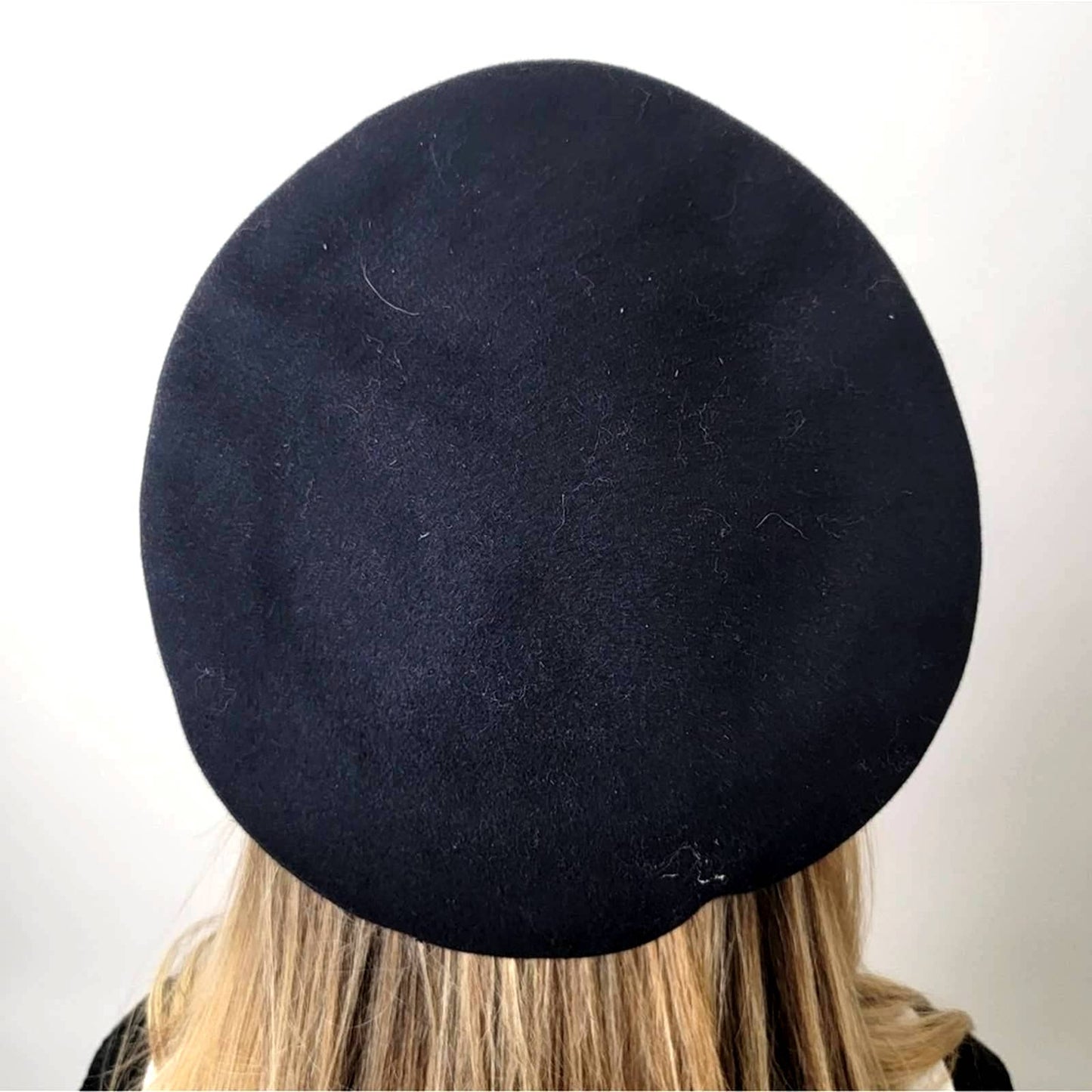 Vintage 70s Flight Ace Fur Felt Military Hat