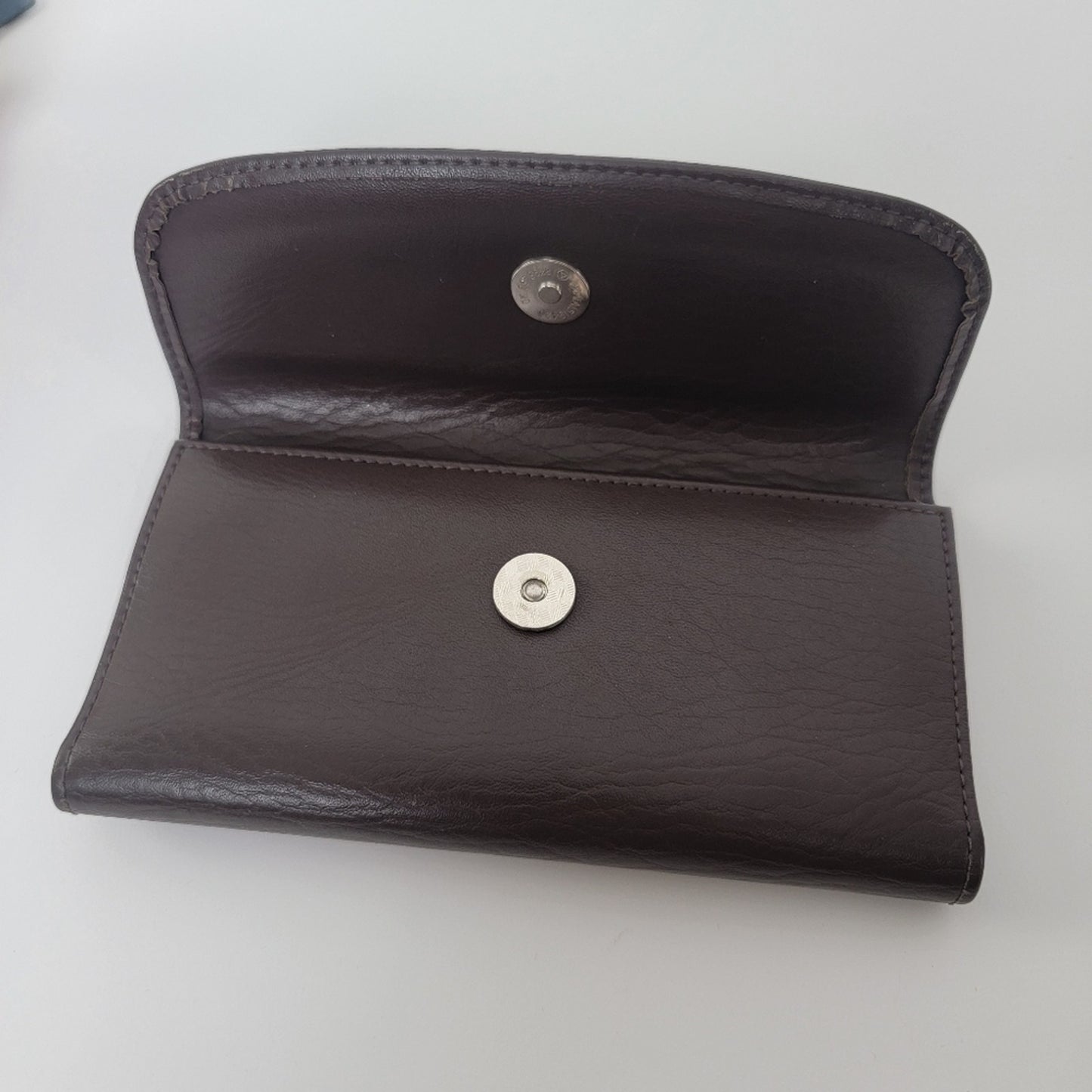 Coach Trifold Chocolate Brown Leather Wallet