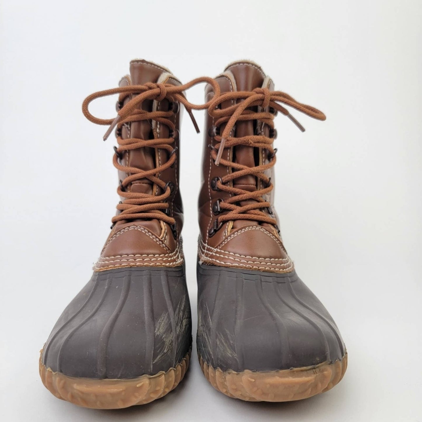 Esprit Marina Lace Up Duck Boots - 8.5