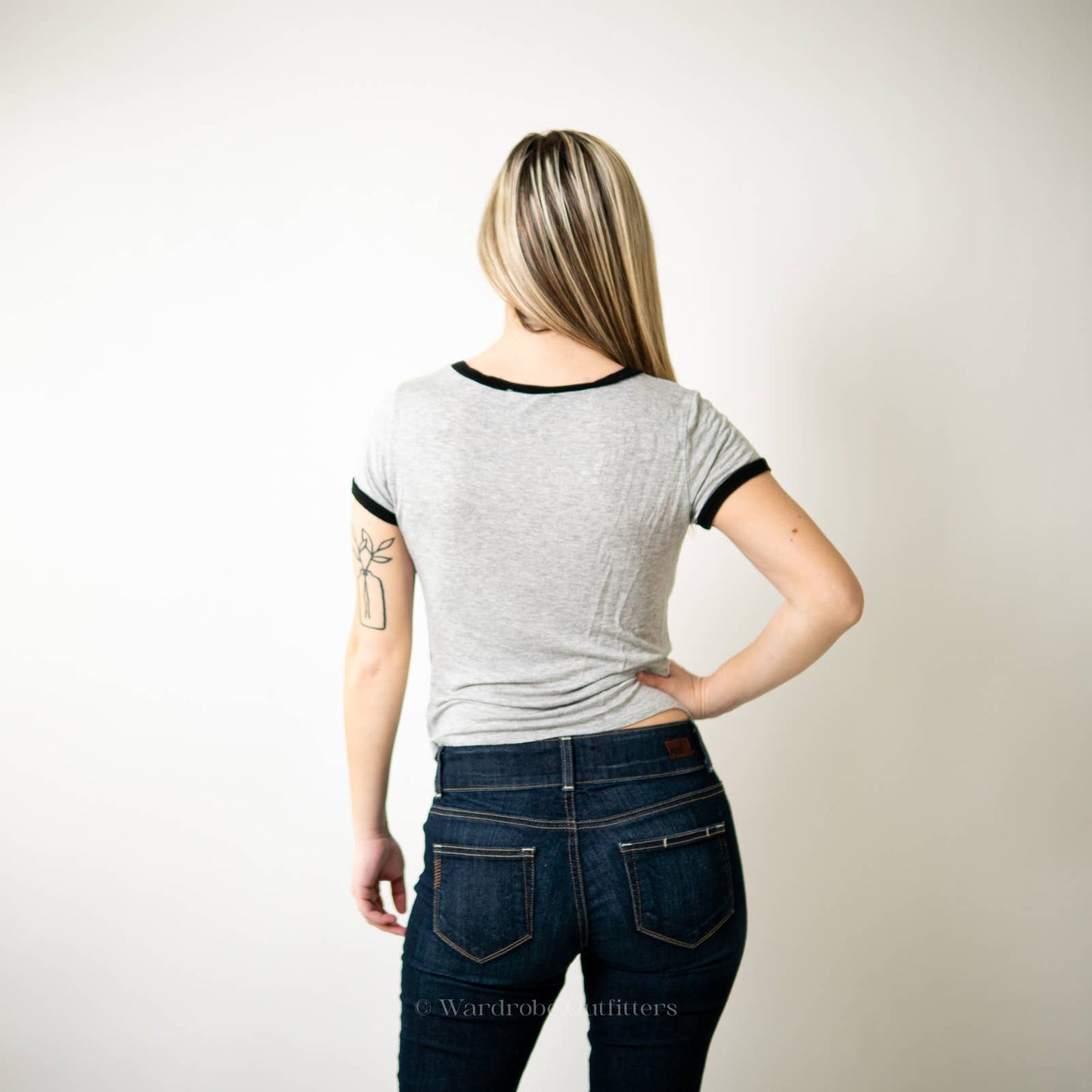 ALIEN UFO Cotton Jersey Crew Neck Tee - M