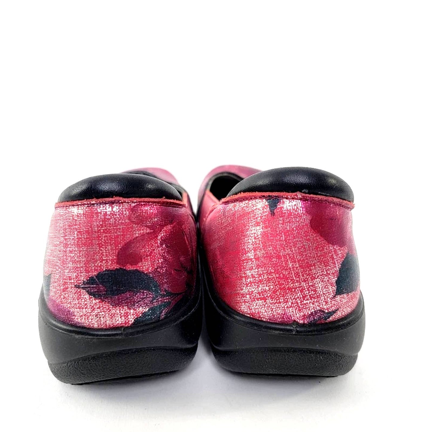 Alegria KYRA Mary Jane Blushing Mirror Floral Platform Slip On Shoes- 6