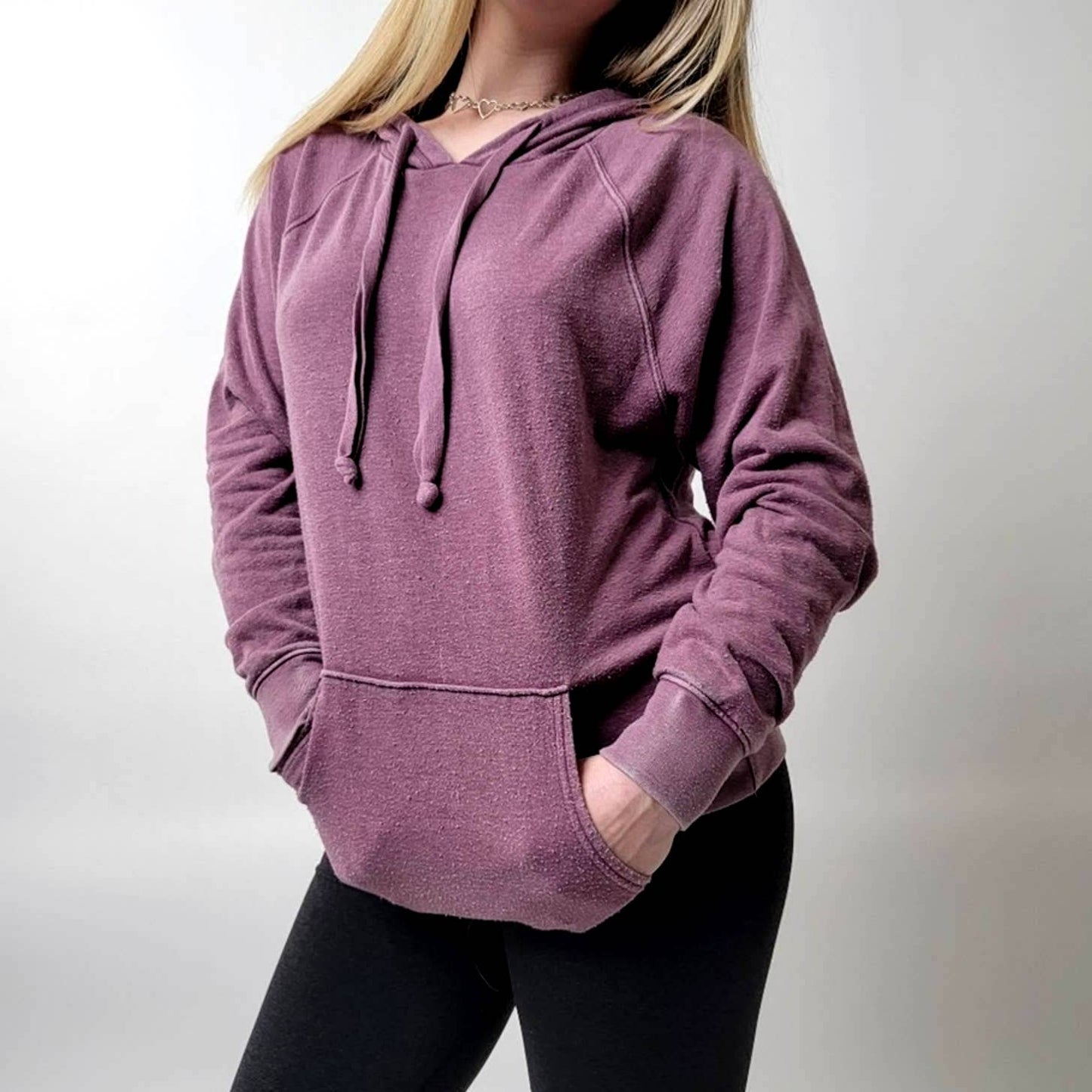 American Eagle Plum Hoodie - S