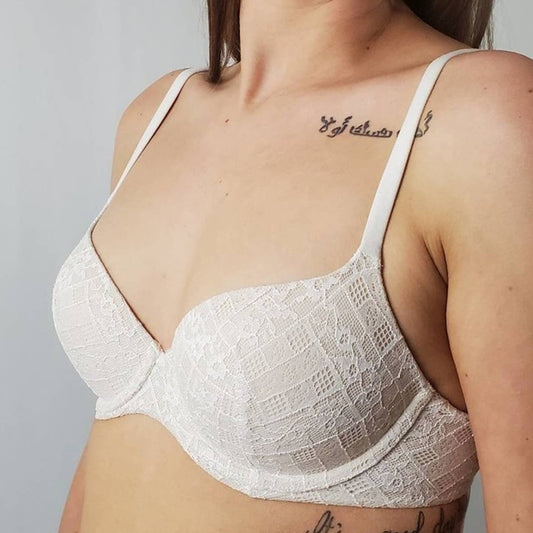 Victoria’s Secret Lace Babydoll Lined Demi Bra - 34C