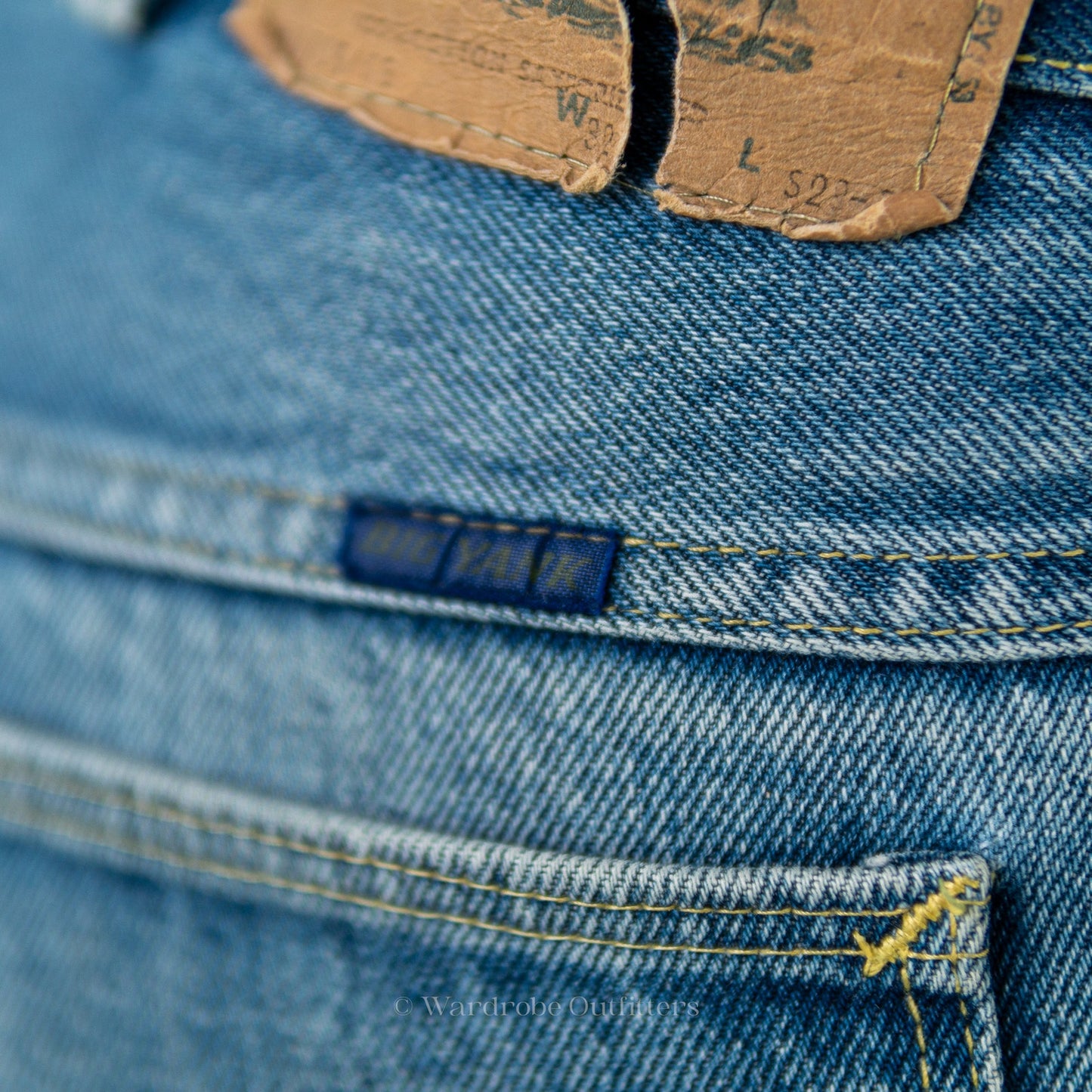 1970’s Vintage Big Yank Rockabilly Western Bootcut Denim Jeans