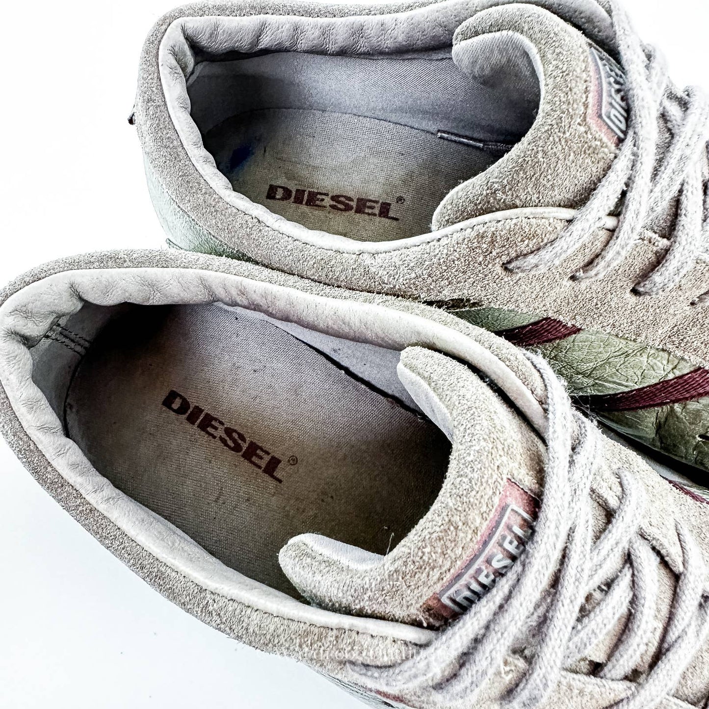 Vintage Y2K Diesel Evelyn Suede Leather Sneakers Shoes