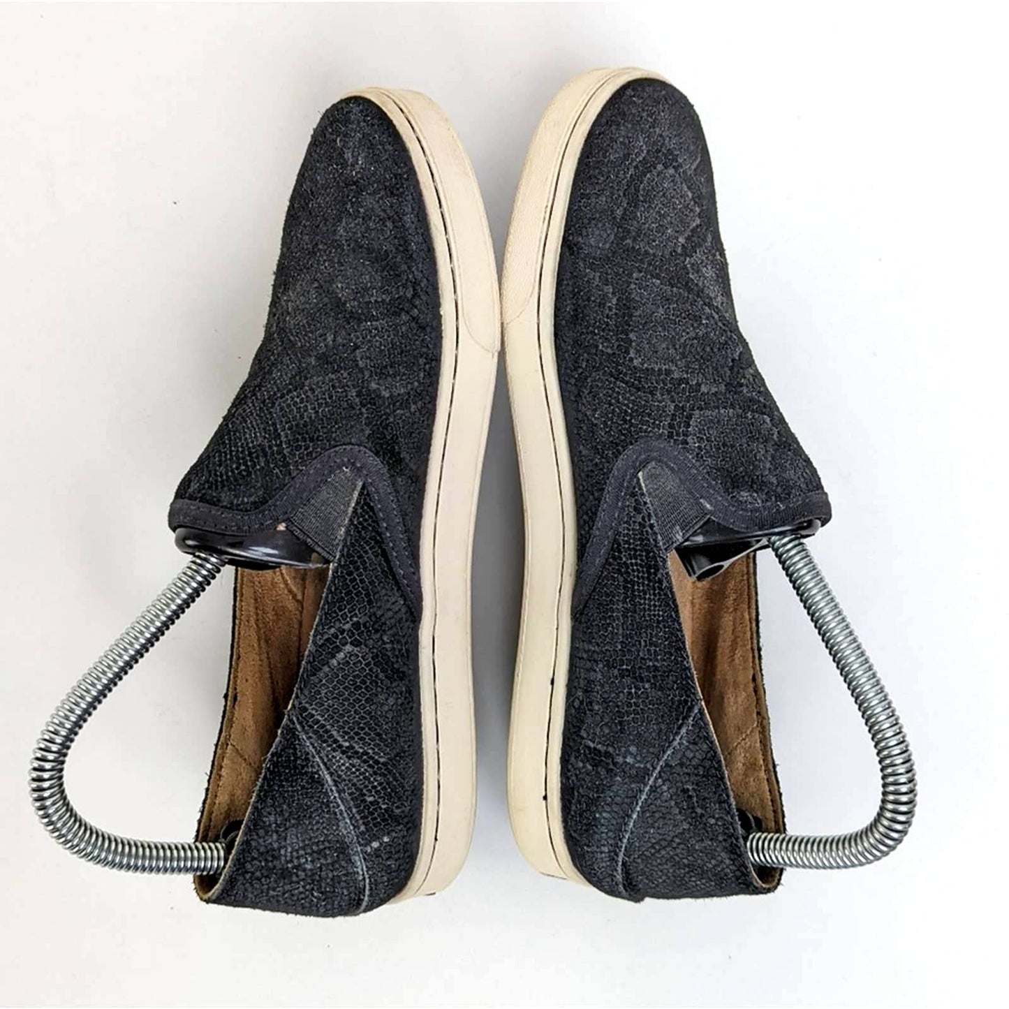 OluKai Pehuea Leather Slip On Loafer Flats - 7.5