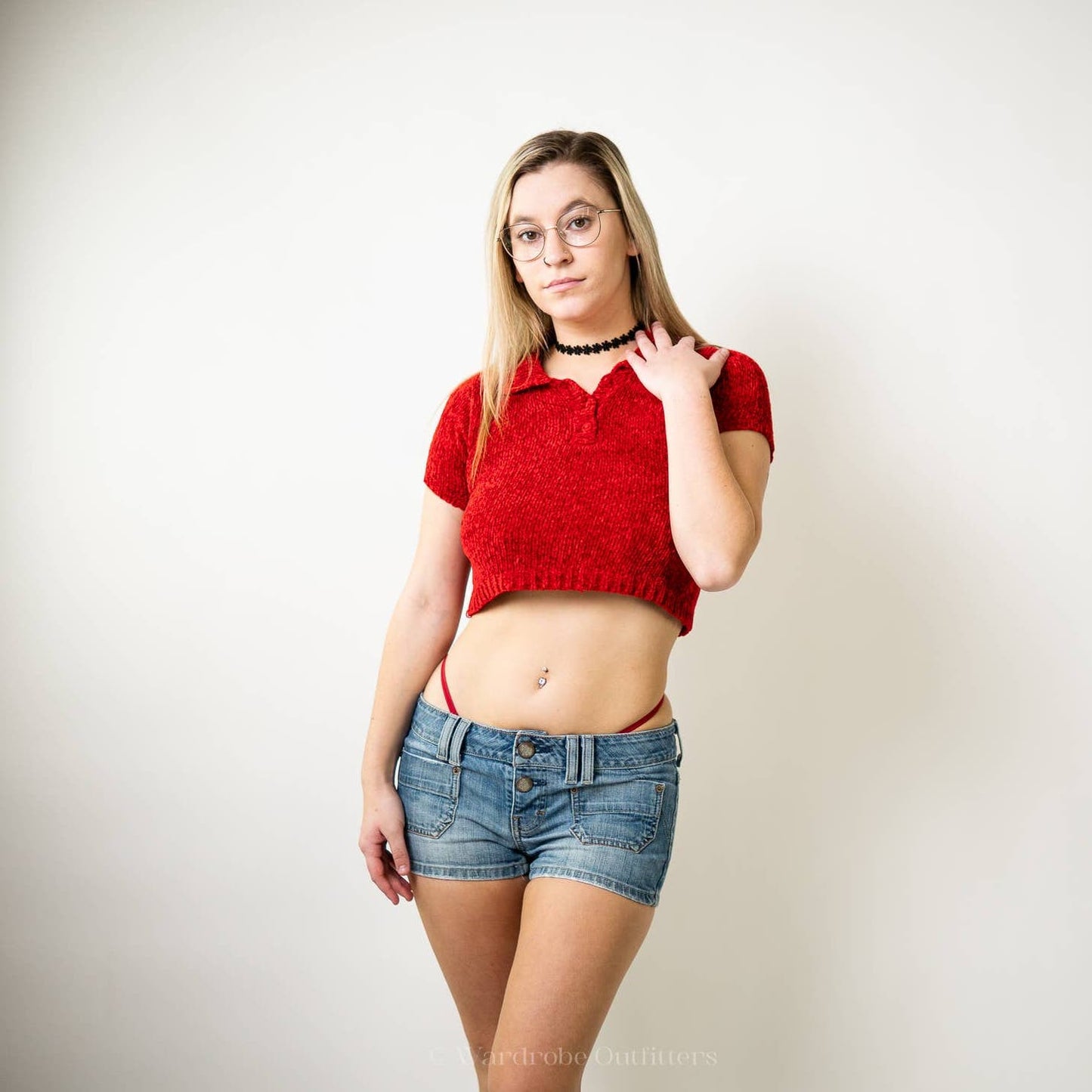 Vintage Y2K American Eagle Patch Pocket Mini Low Rise Shorts