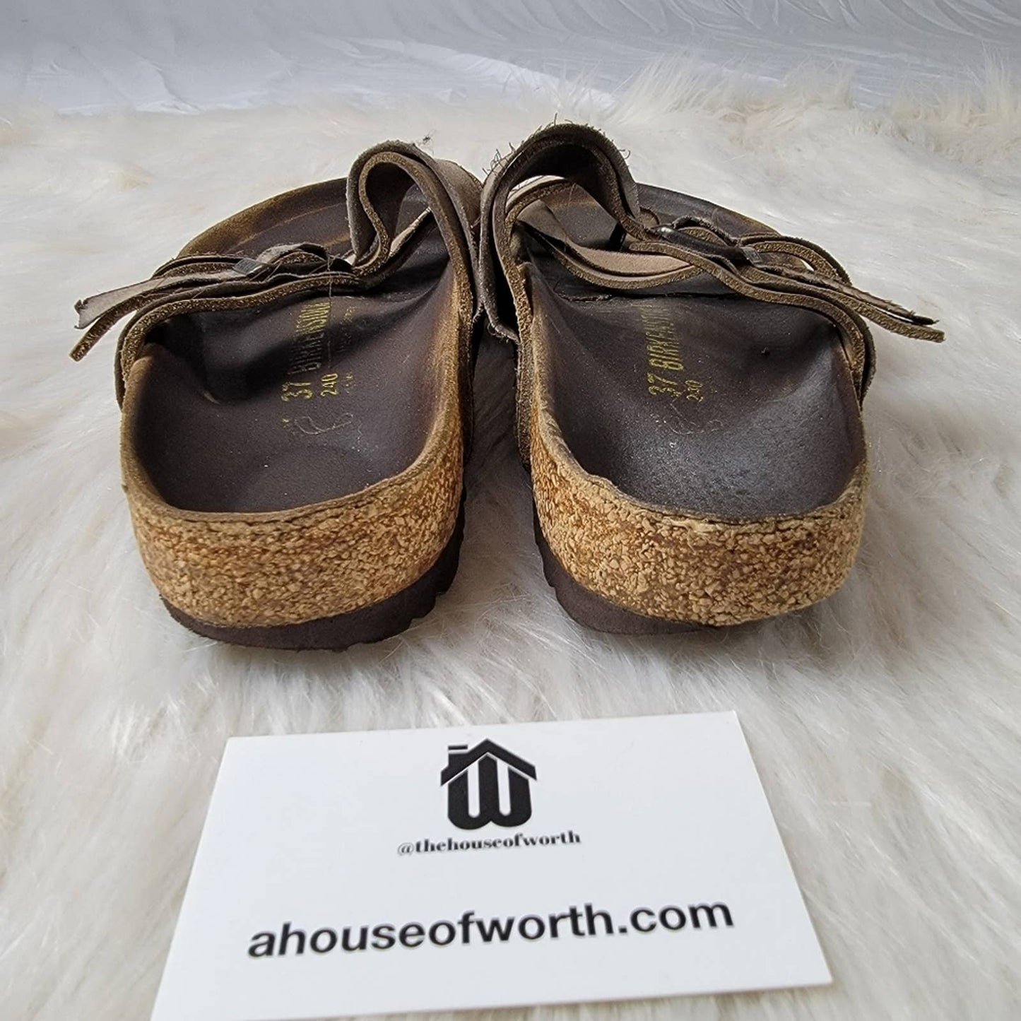 Birkenstock Mayari Birko-Flor Tobacco Brown Cognac Sandals