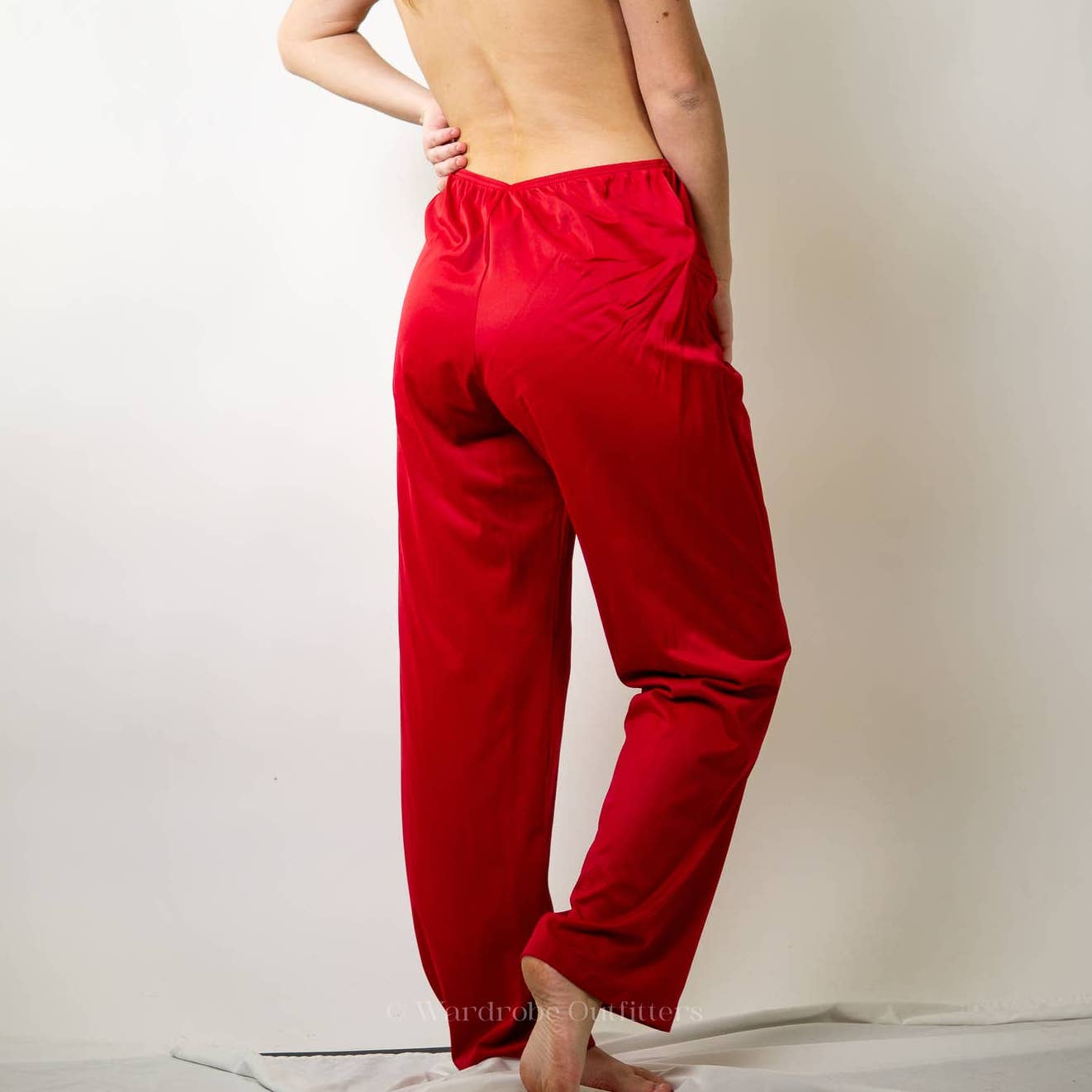 Vintage 90s Vanity Fair Red Lounge Pajama Pants