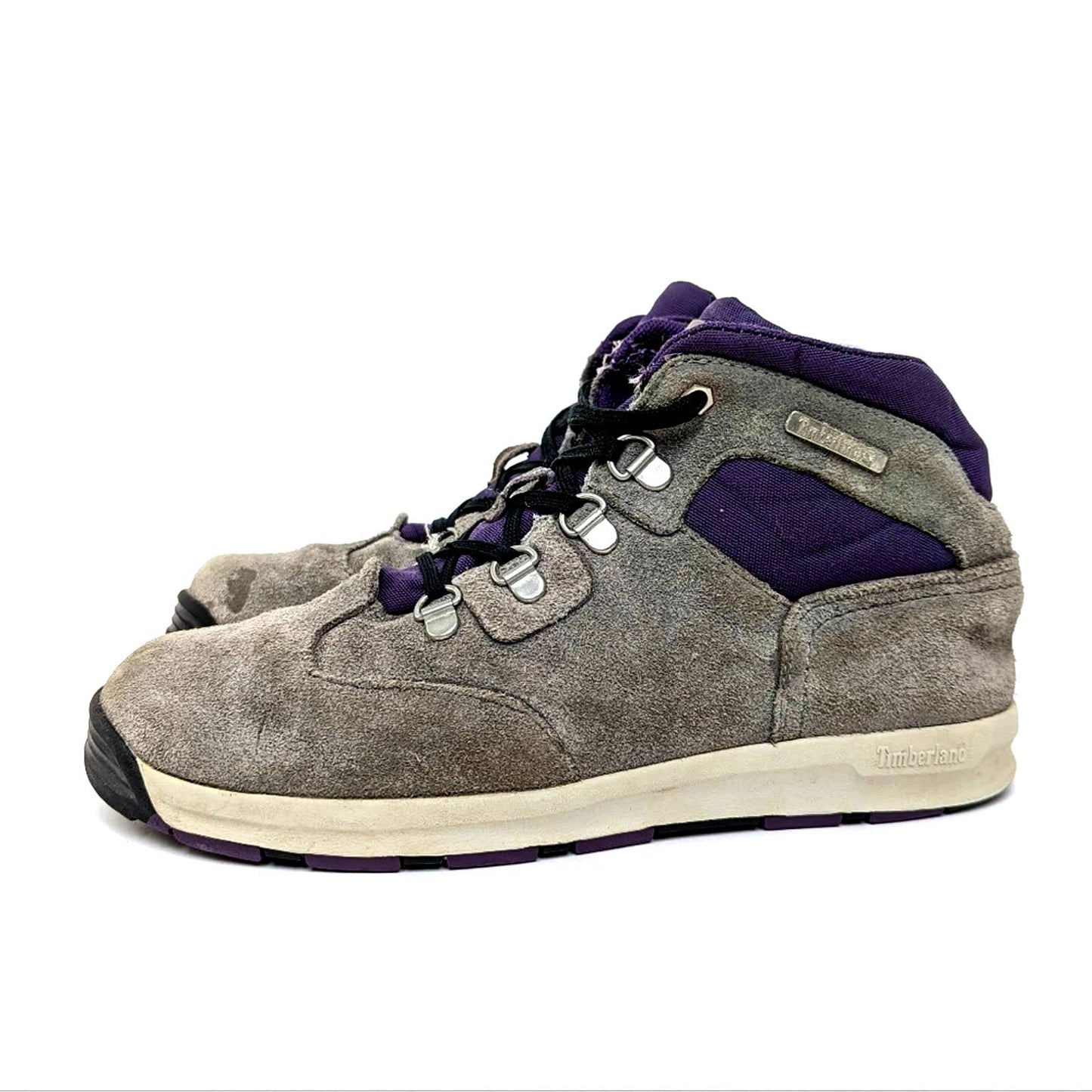 Timberland Suede Leather Mid Top Chukka Hiker Boot Sneakers - 6/8