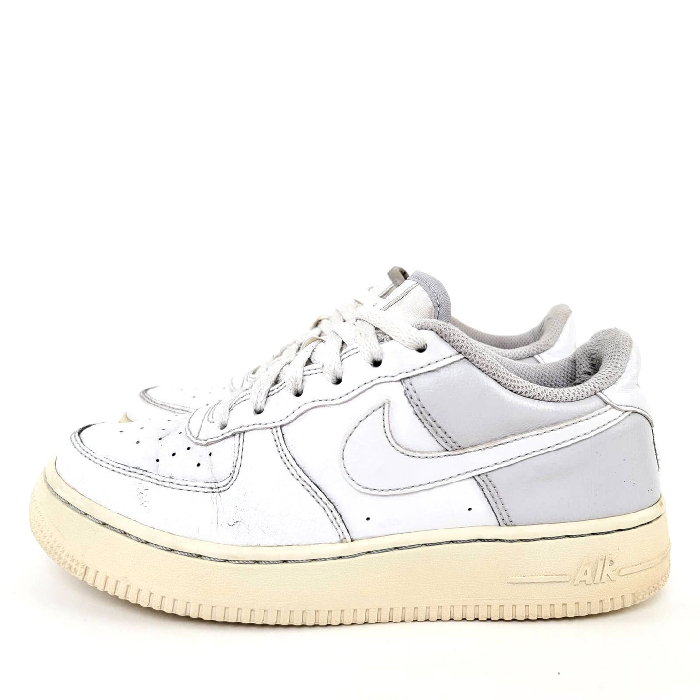 NIKE AF1 Air Force 1 Low GS 'White Vast Grey' - 7