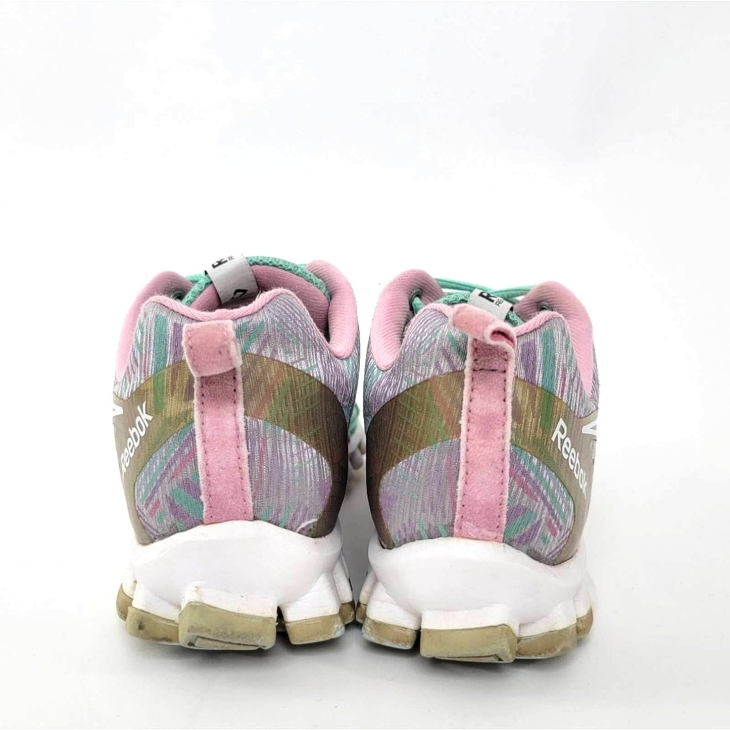 Reebok Realflex SmoothFlex CushRun Cotton Candy Lace Up Athletic Sneakers