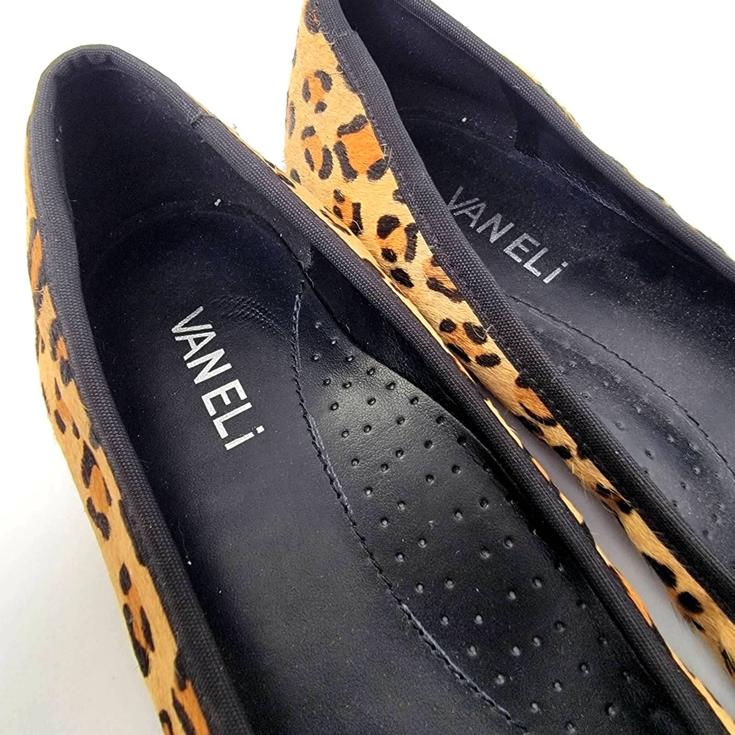 Van Eli Leopard - Cheetah Print Buckle Flats - 9.5N