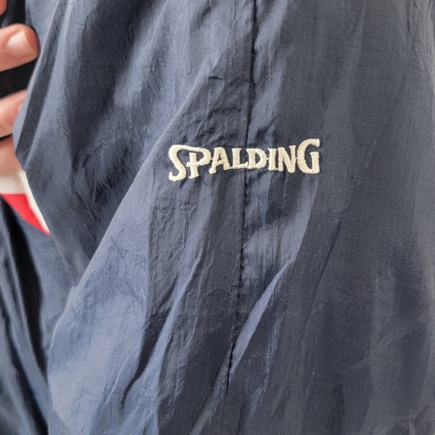 Vintage Y2K Spalding Windbreaker Track Jacket - L