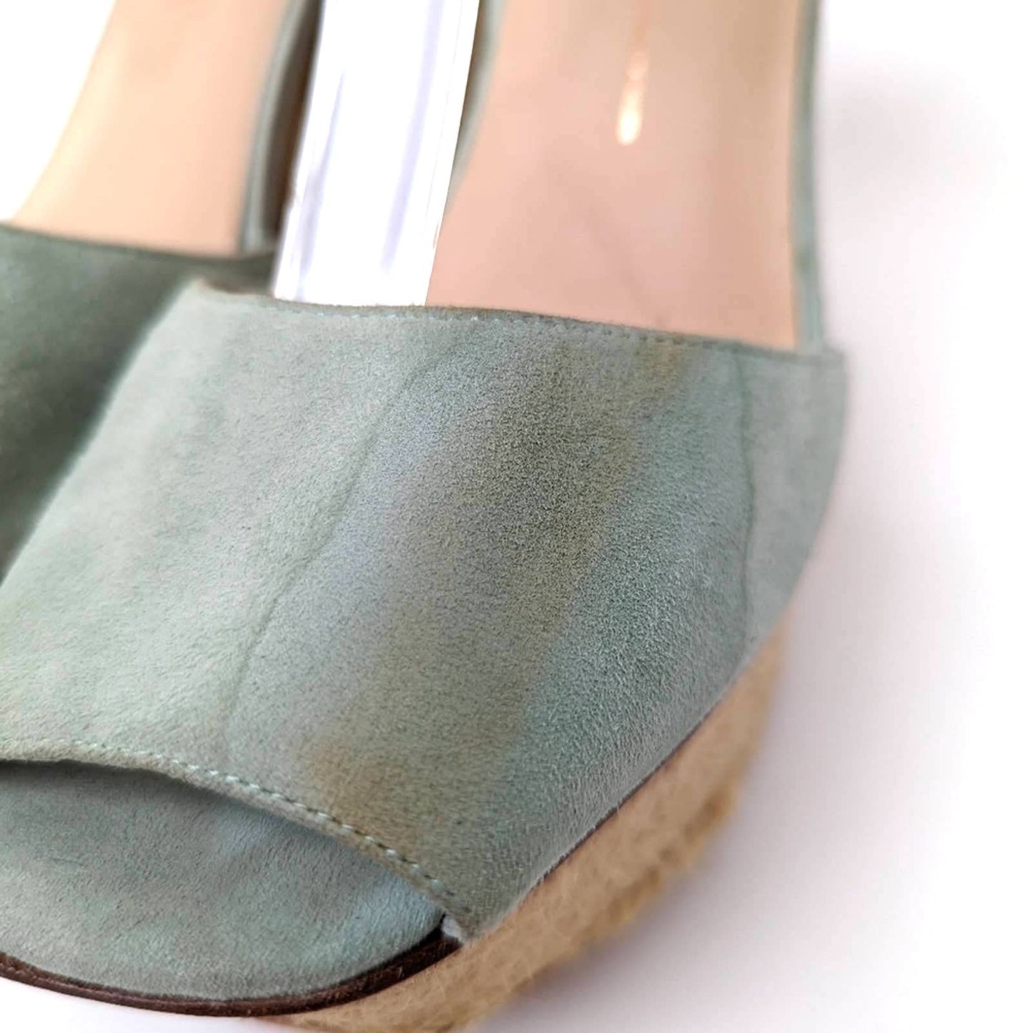 Dolce Vita Olly Suede Leather Platform Espadrille Wedge Sandals - 9