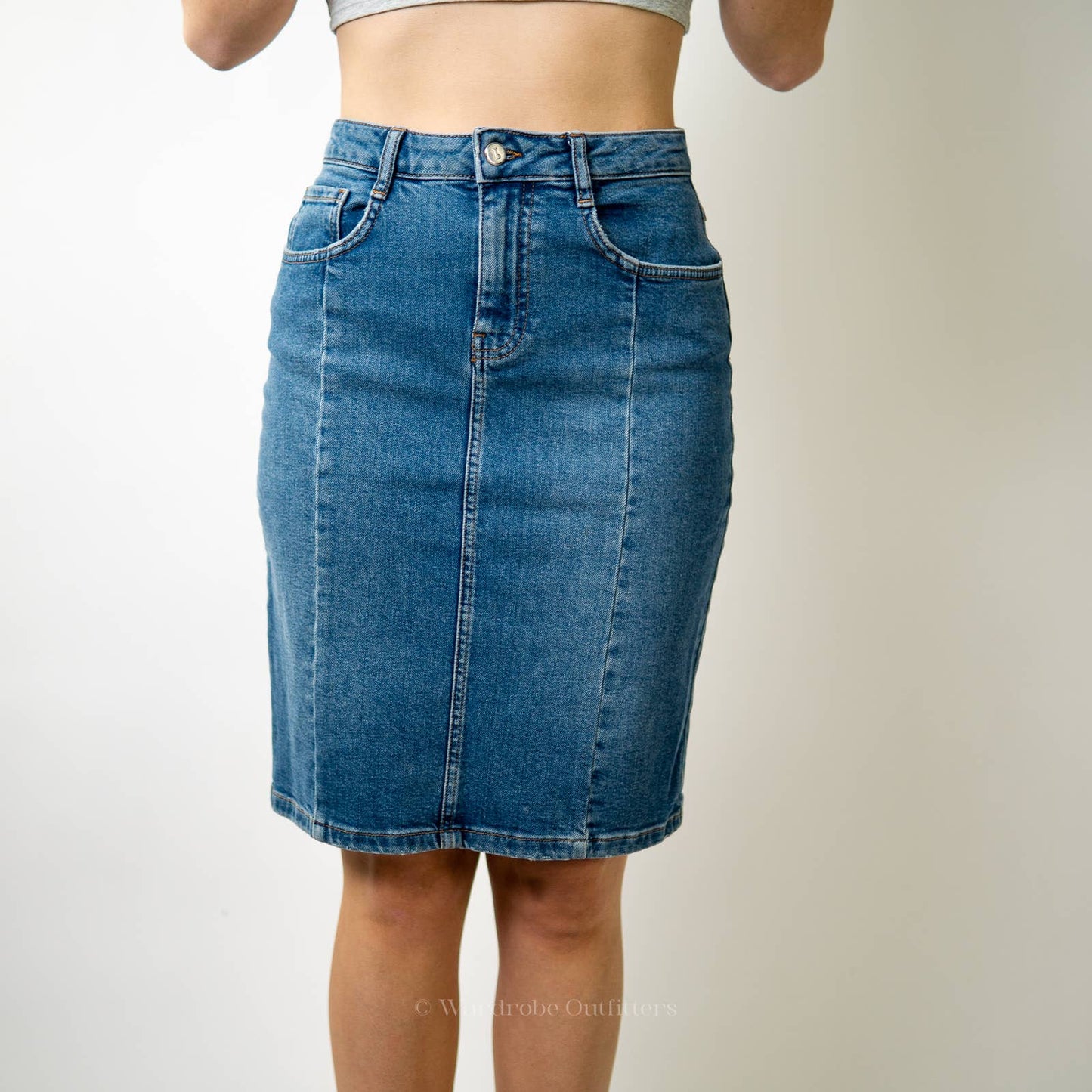 Anthropology & Pilco Denim Jean Pencil Skirt