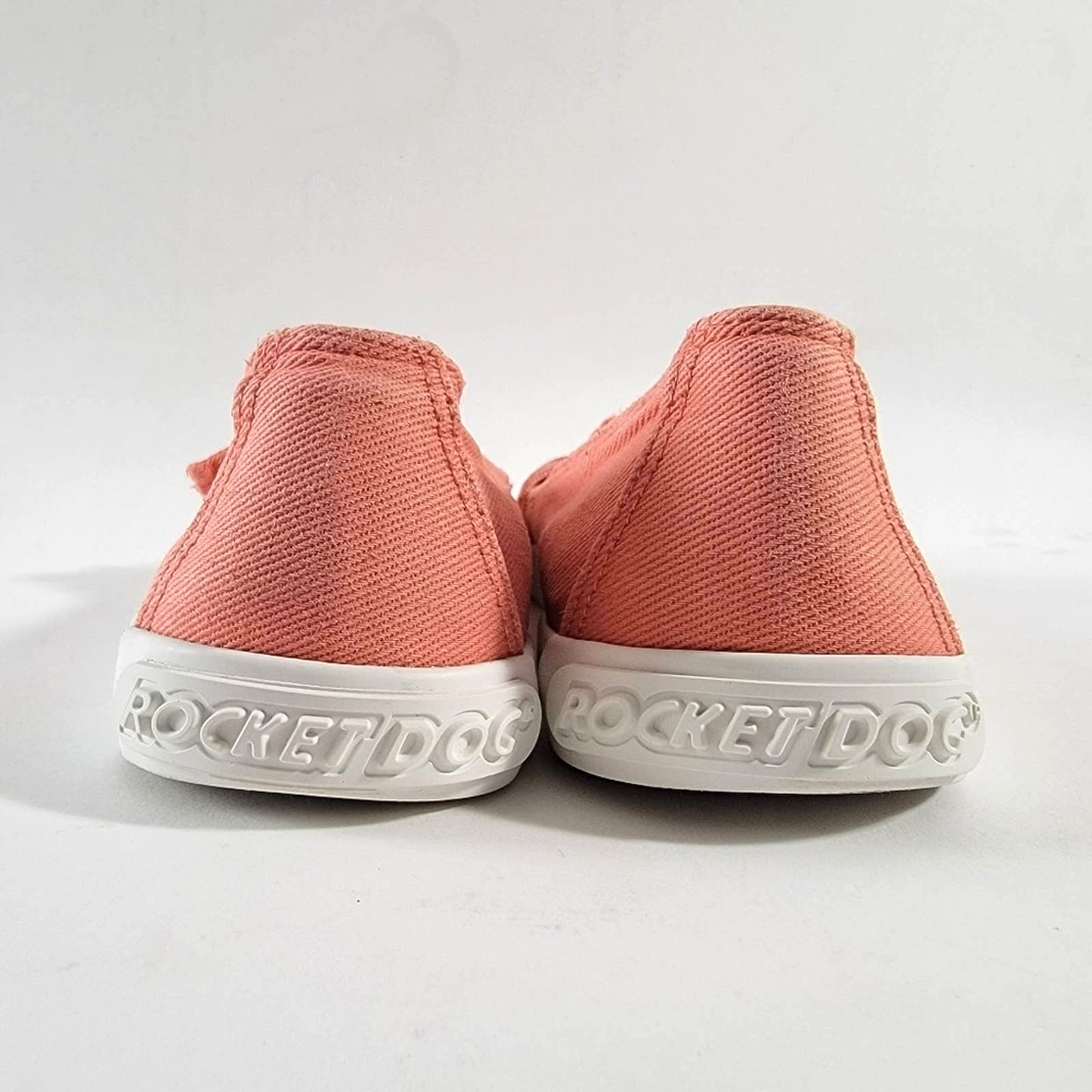 Coral Salmon Blush Rocket Dog Bow Flats Sneakers - 9.5