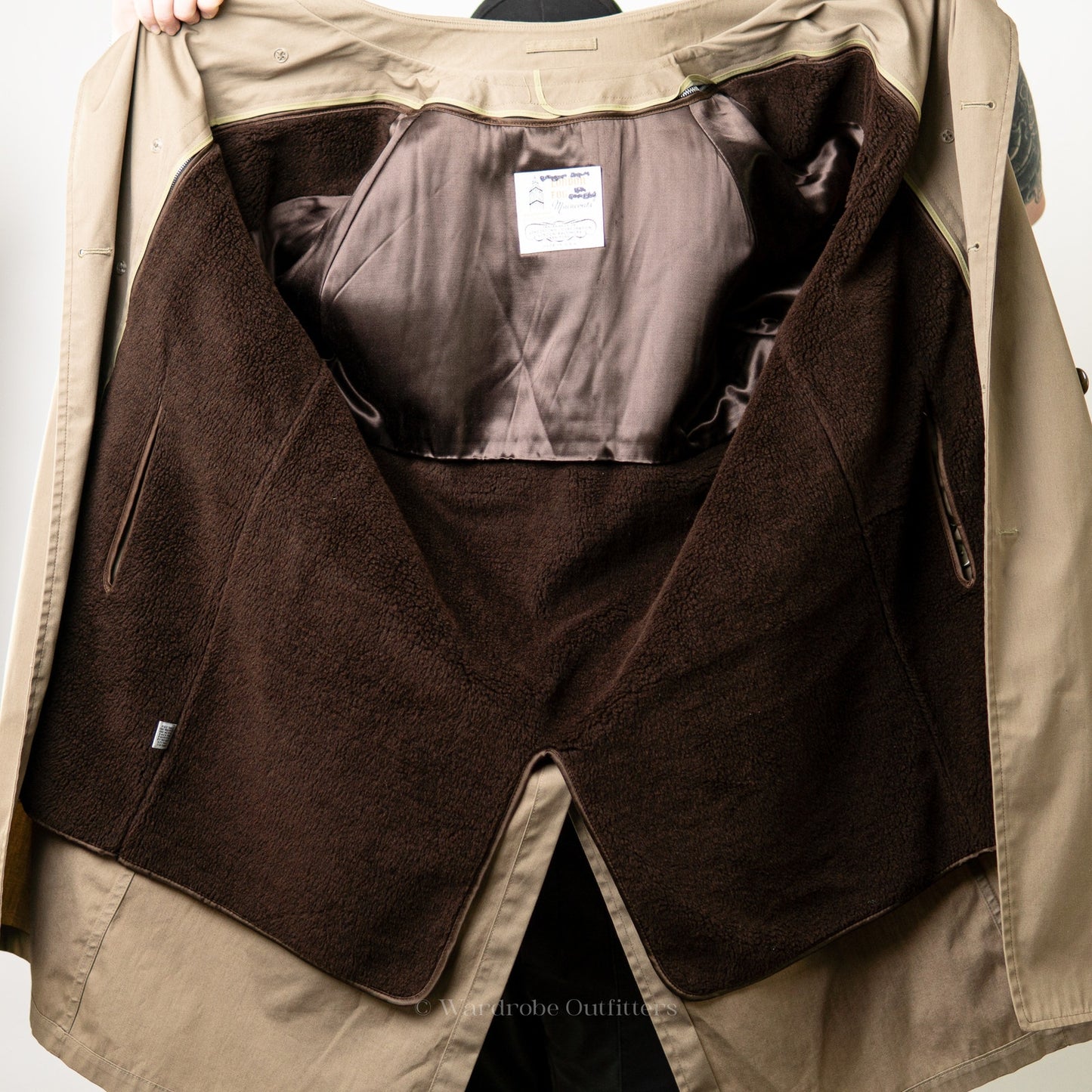 Vintage London Fog Maincoats Tan Trench Pea Coat