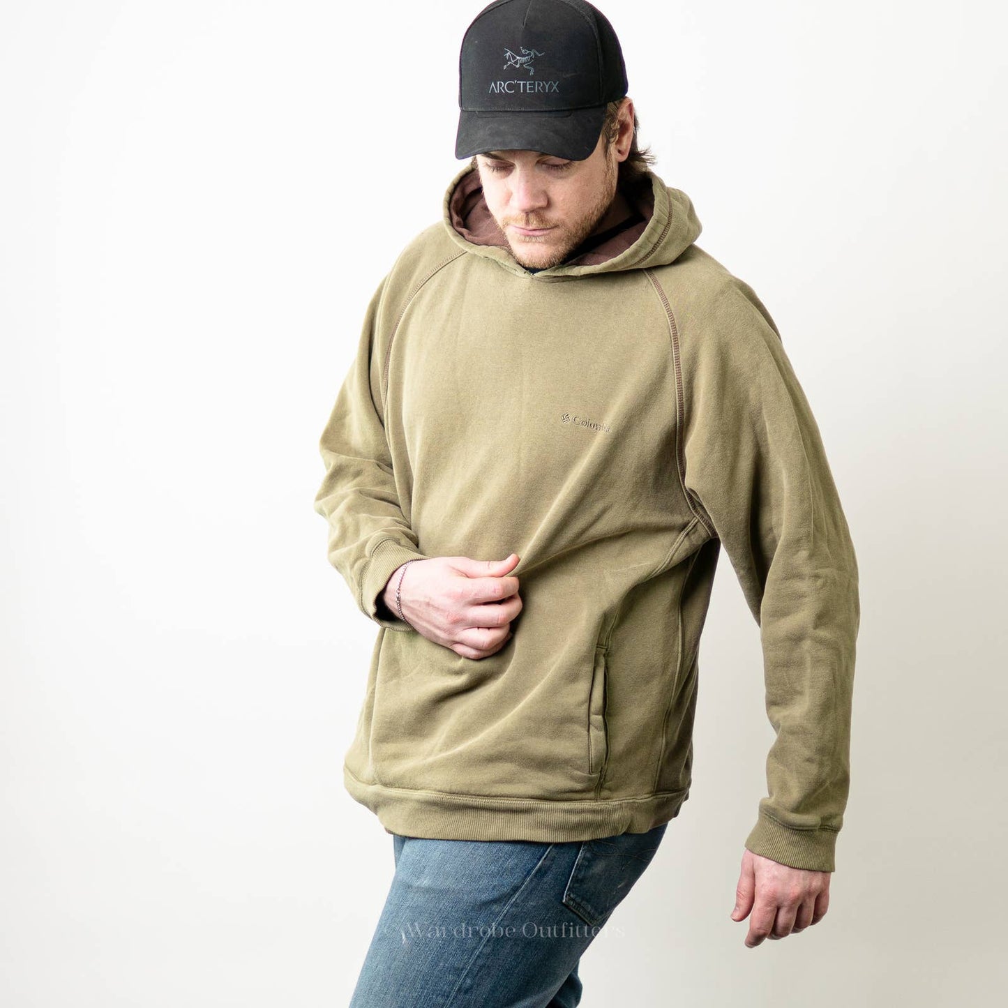 Y2K 2006 Columbia Hoodie Olive Green