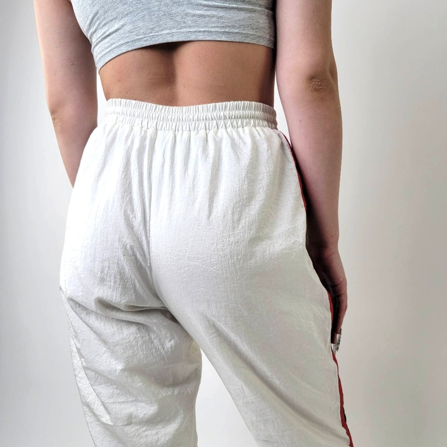 Boast USA Striped Colorblock Warm-Up Jersey Lined Track Pants - M