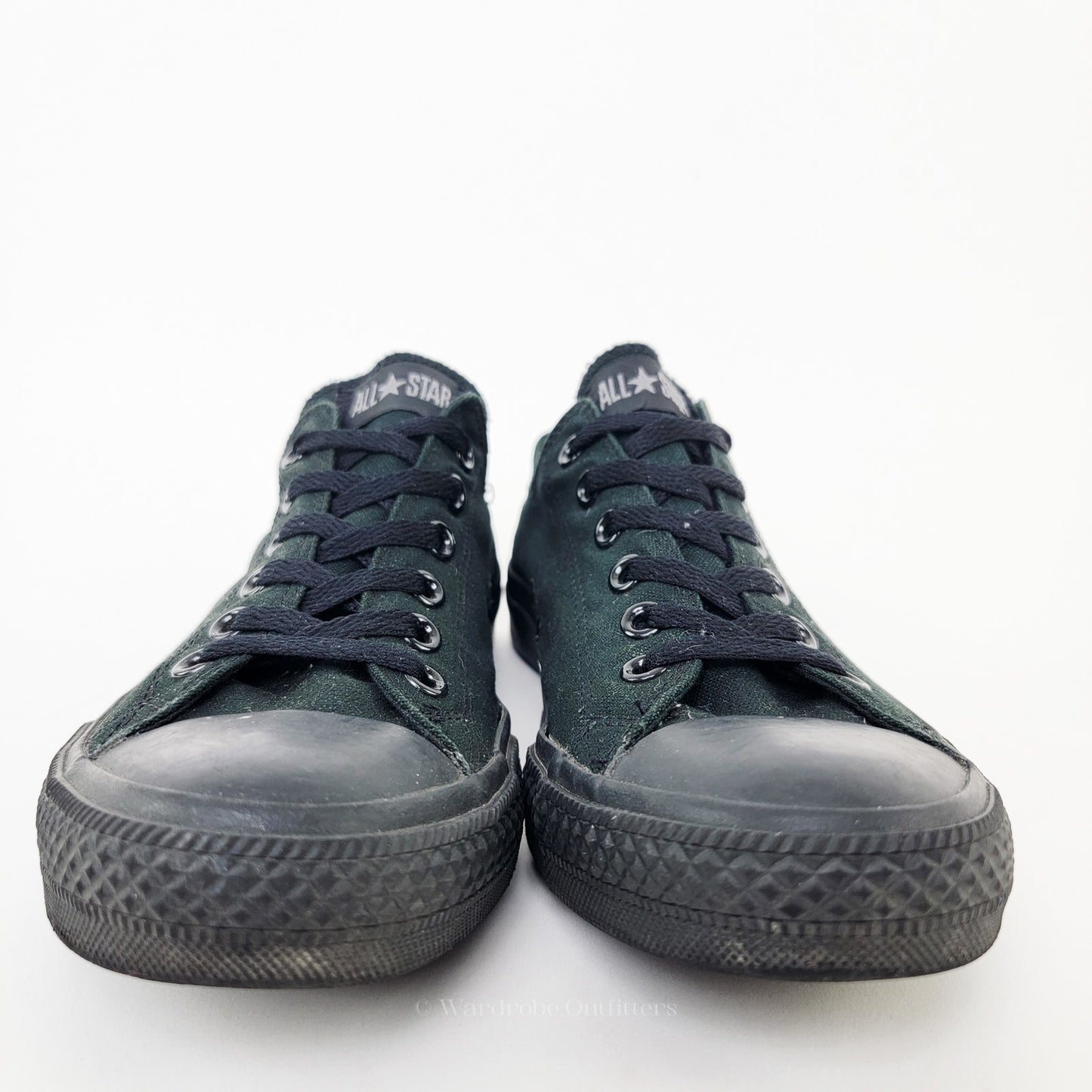 Converse Chuck Taylor All Star Lowtop All Black Monochrome - 8/10
