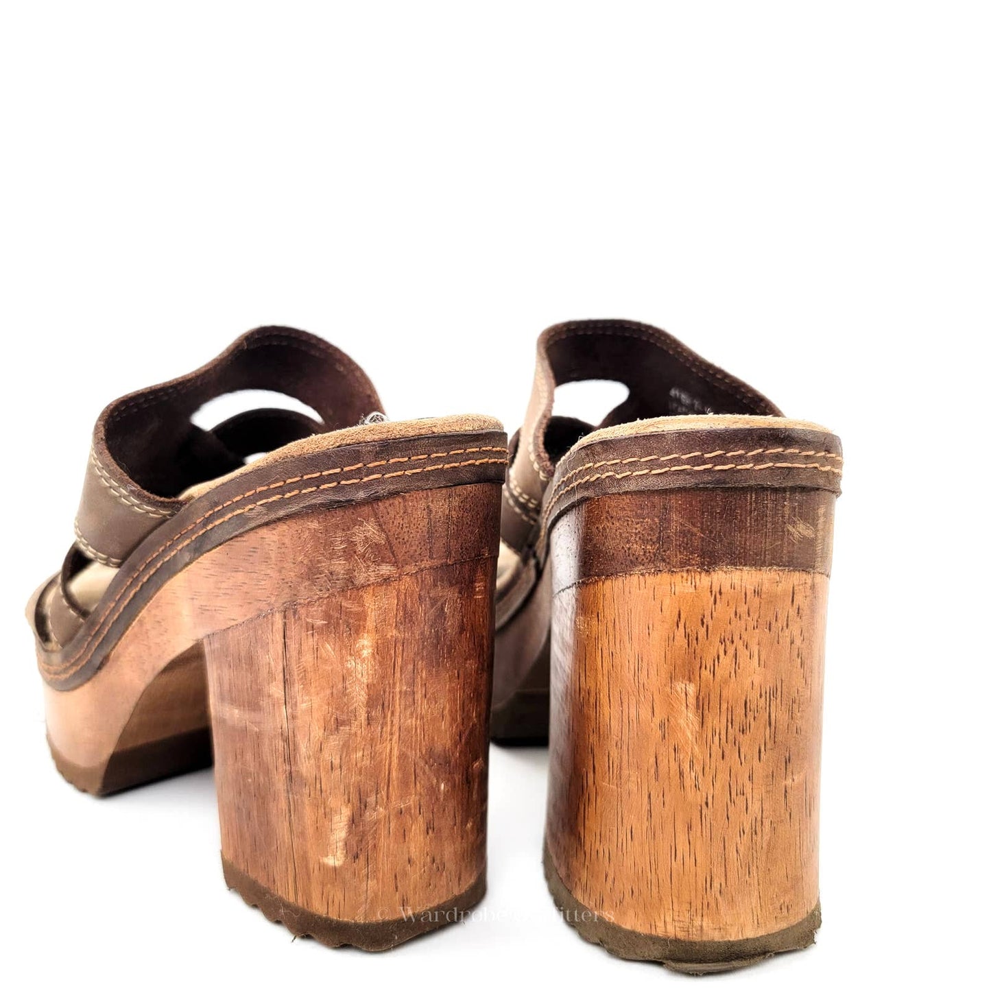 Vintage 90s CANDIES Chunky Platform 90s Block Heel Sandals - 7