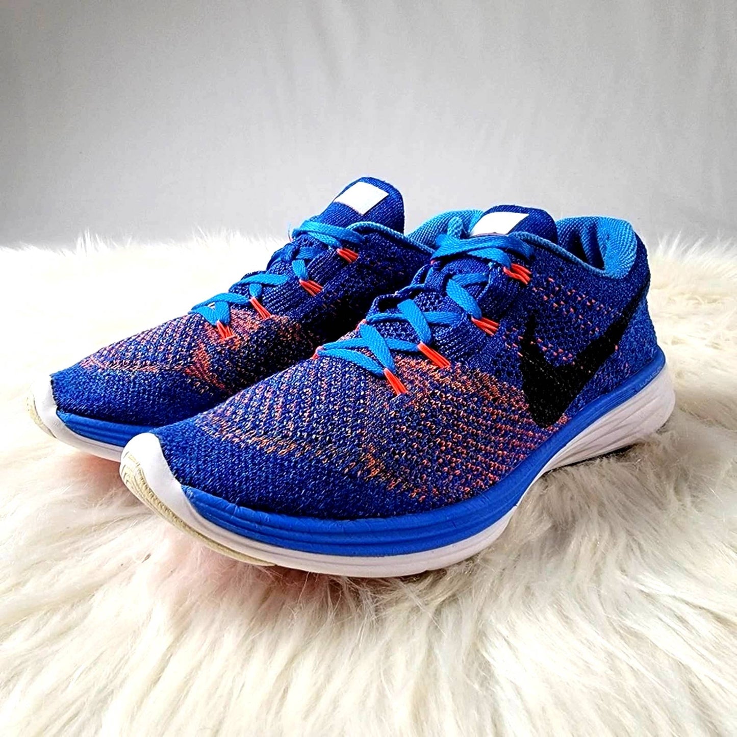 Nike Flyknit Lunar3 Running Shoes - 8/9.5