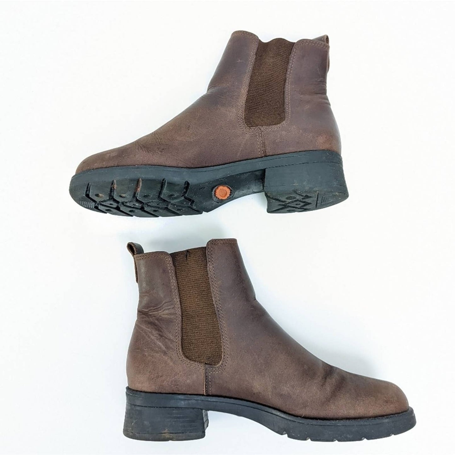 Azaleia Brasil Brown Chelsea Booties - 6