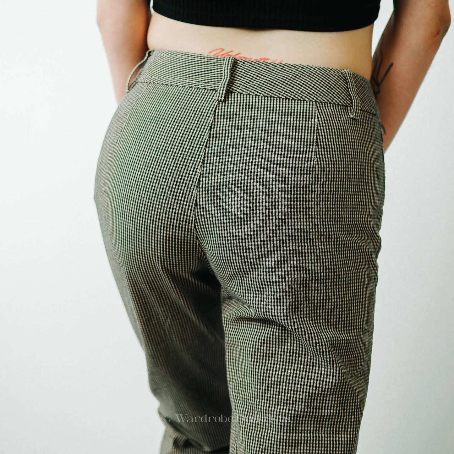 Lizwear Liz Claiborne Gingham Checker Plaid Trouser Pants - 6