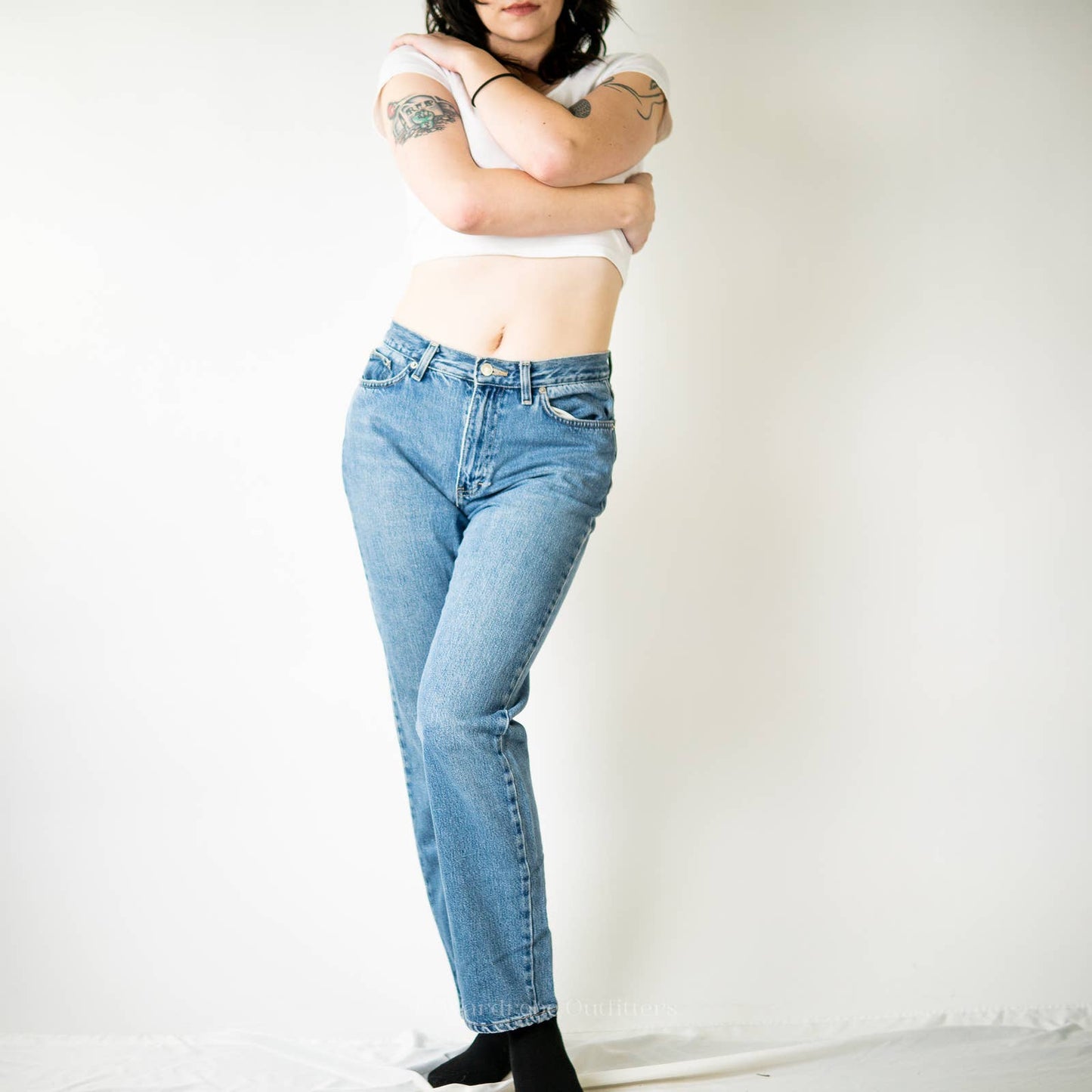 Vintage Y2K Tommy Hilfiger Stone Washed Mom Jeans - 30