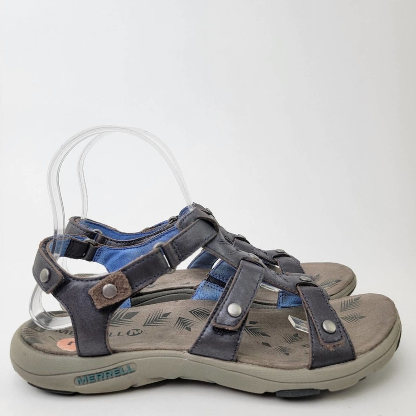 Merrell Cement Adhera Leather Hiking Sandals - 7