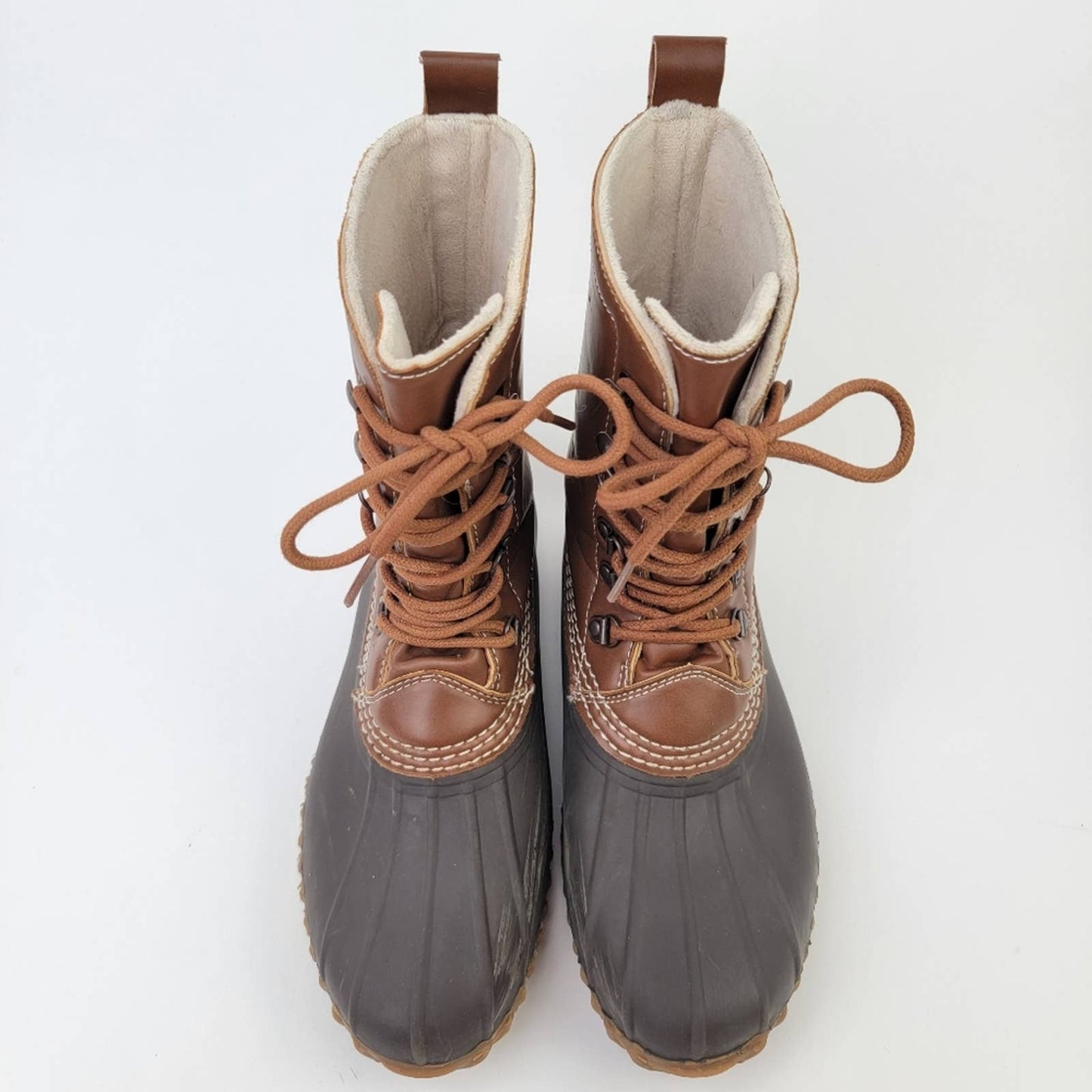 Esprit Marina Lace Up Duck Boots - 8.5