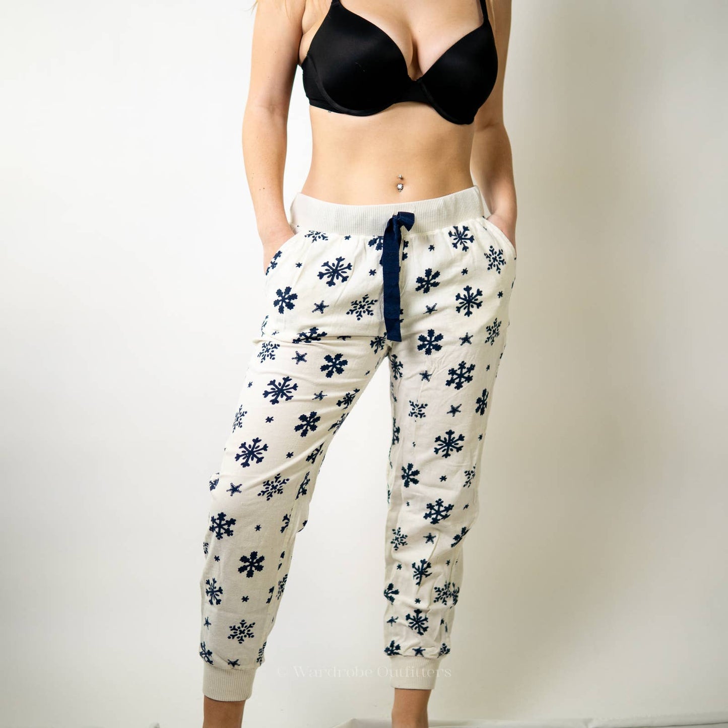 Aerie Cotton Snowflake Pajama Bottoms